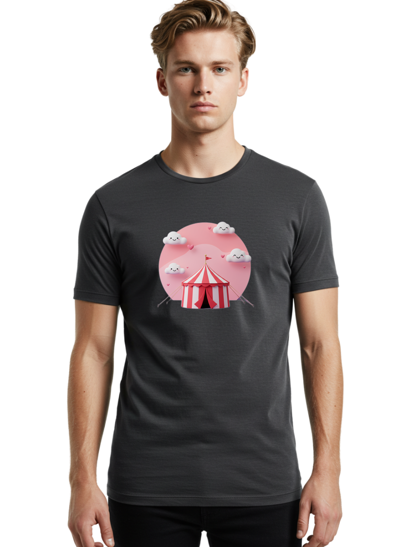 Circus-Tent-2 Men'S Graphic Tee, 100% Cotton, Comfortable Casual Summer Wear, Machine Washable, Vintage Camera, Old Camera, Antique Camera, Black Camera, Classic Photography, Photography Equipment, Nostalgic Device, Film Camera, Camera Art Baj400