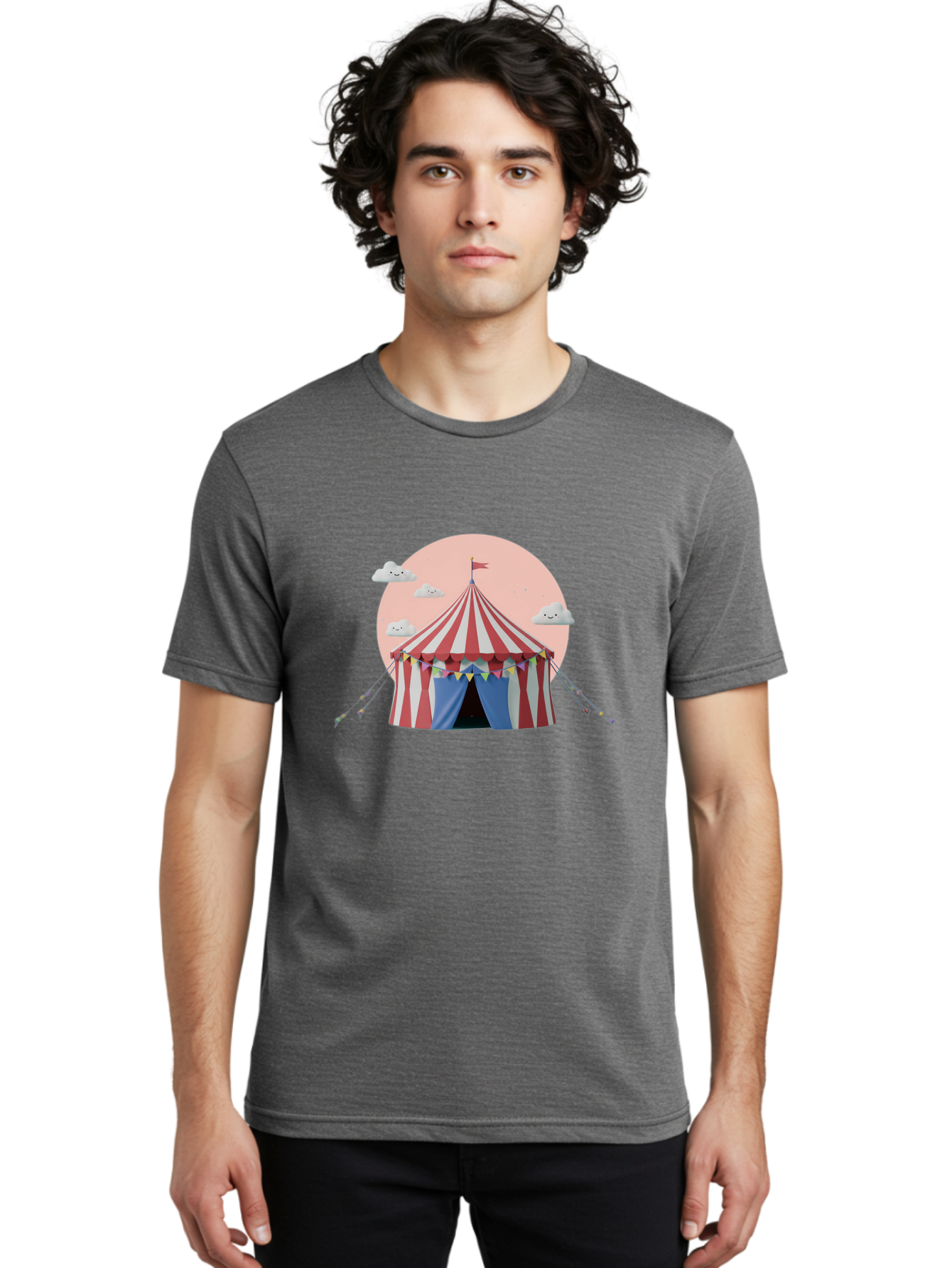 Circus-Tent-3 Men'S Graphic Tee, 100% Cotton, Comfortable Casual Summer Wear, Machine Washable, Vintage Camera, Old Camera, Antique Camera, Black Camera, Classic Photography, Photography Equipment, Nostalgic Device, Film Camera, Camera Art Baj401