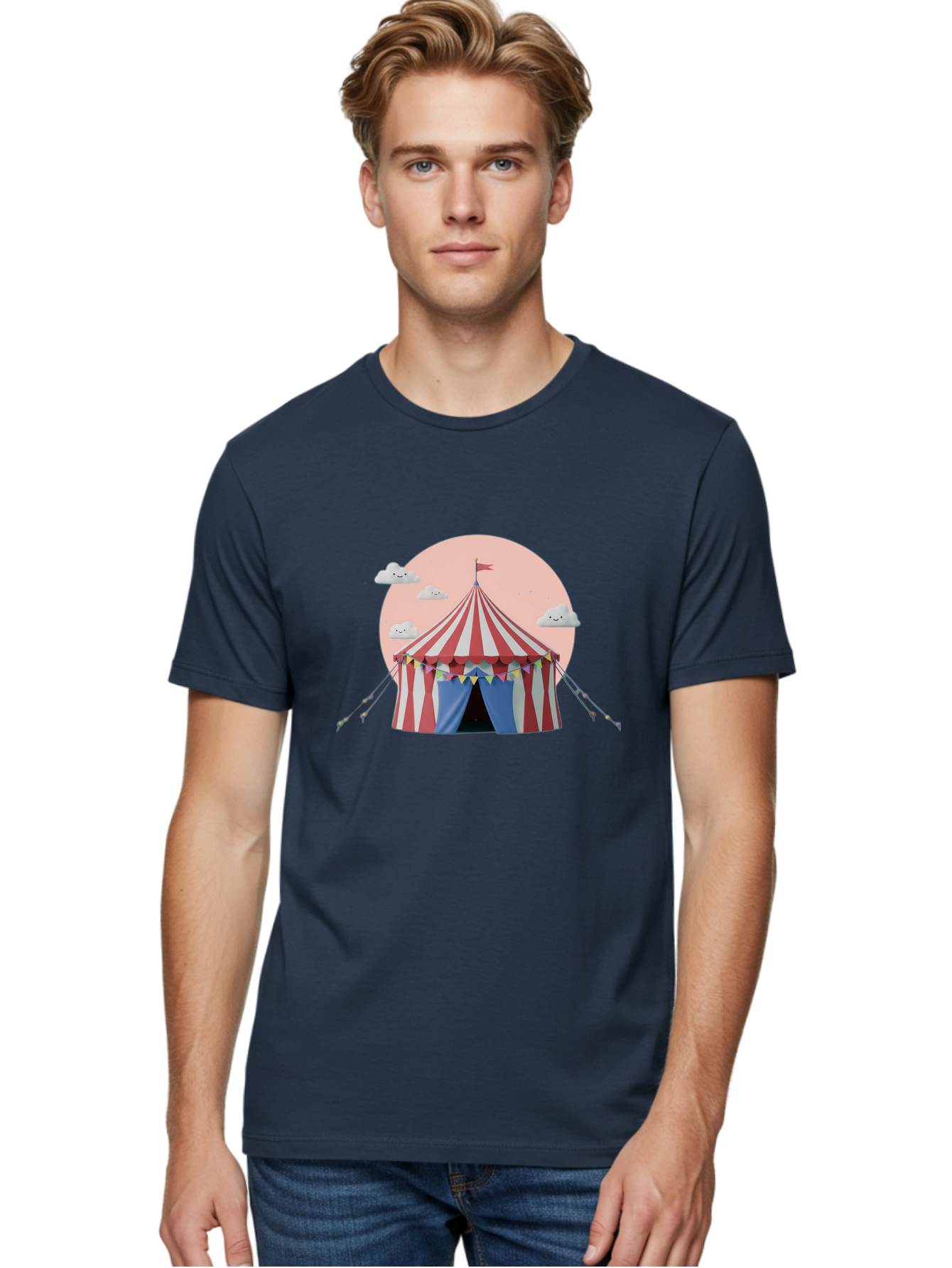 Circus-Tent-3 Men'S Graphic Tee, 100% Cotton, Comfortable Casual Summer Wear, Machine Washable, Vintage Camera, Old Camera, Antique Camera, Black Camera, Classic Photography, Photography Equipment, Nostalgic Device, Film Camera, Camera Art Baj401