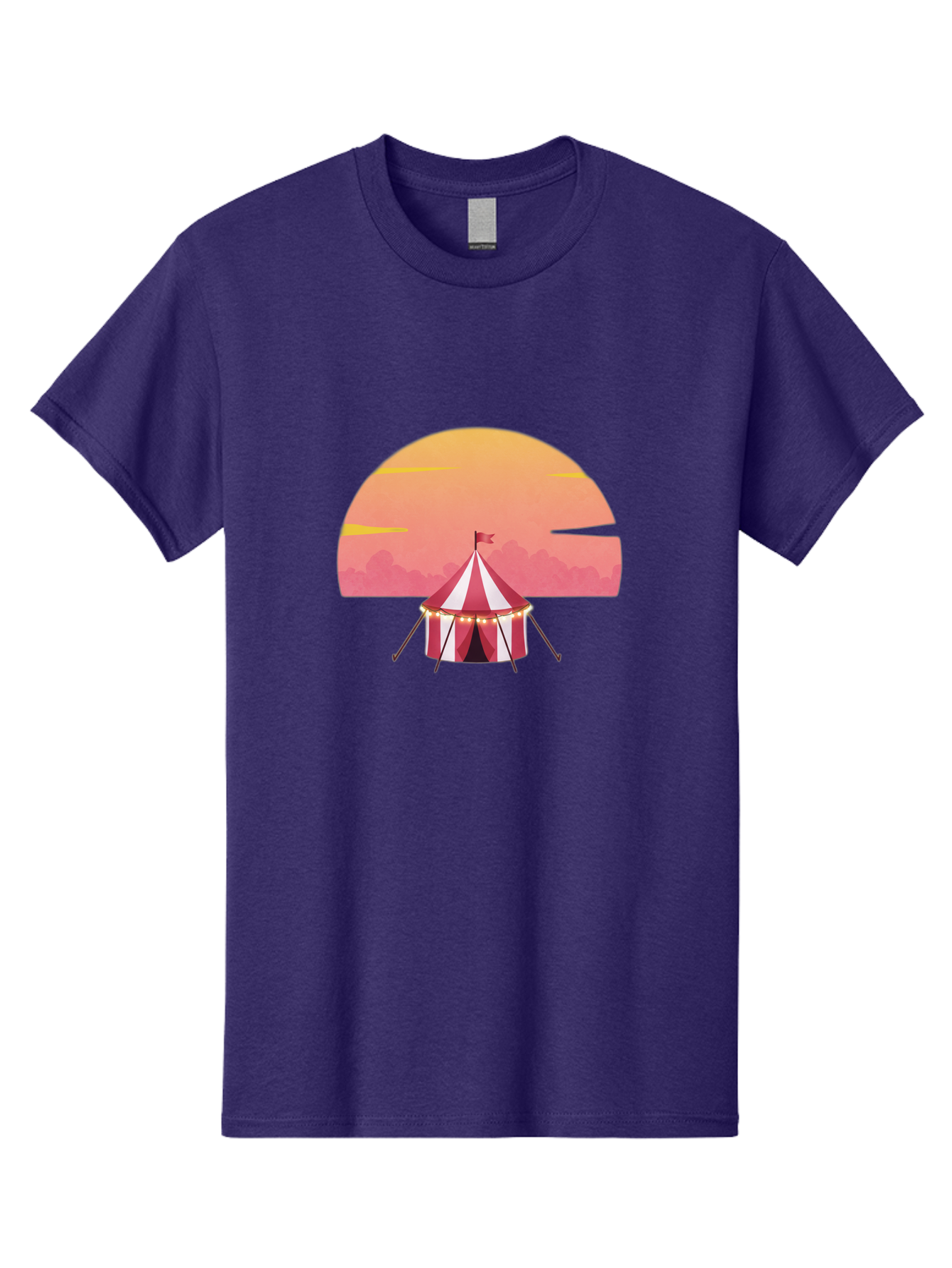 Circus-Tent-At-Sunset Men'S Graphic Tee, 100% Cotton, Comfortable Casual Summer Wear, Machine Washable, Vintage Camera, Old Camera, Antique Camera, Black Camera, Classic Photography, Photography Equipment, Nostalgic Device, Film Camera, Baj403