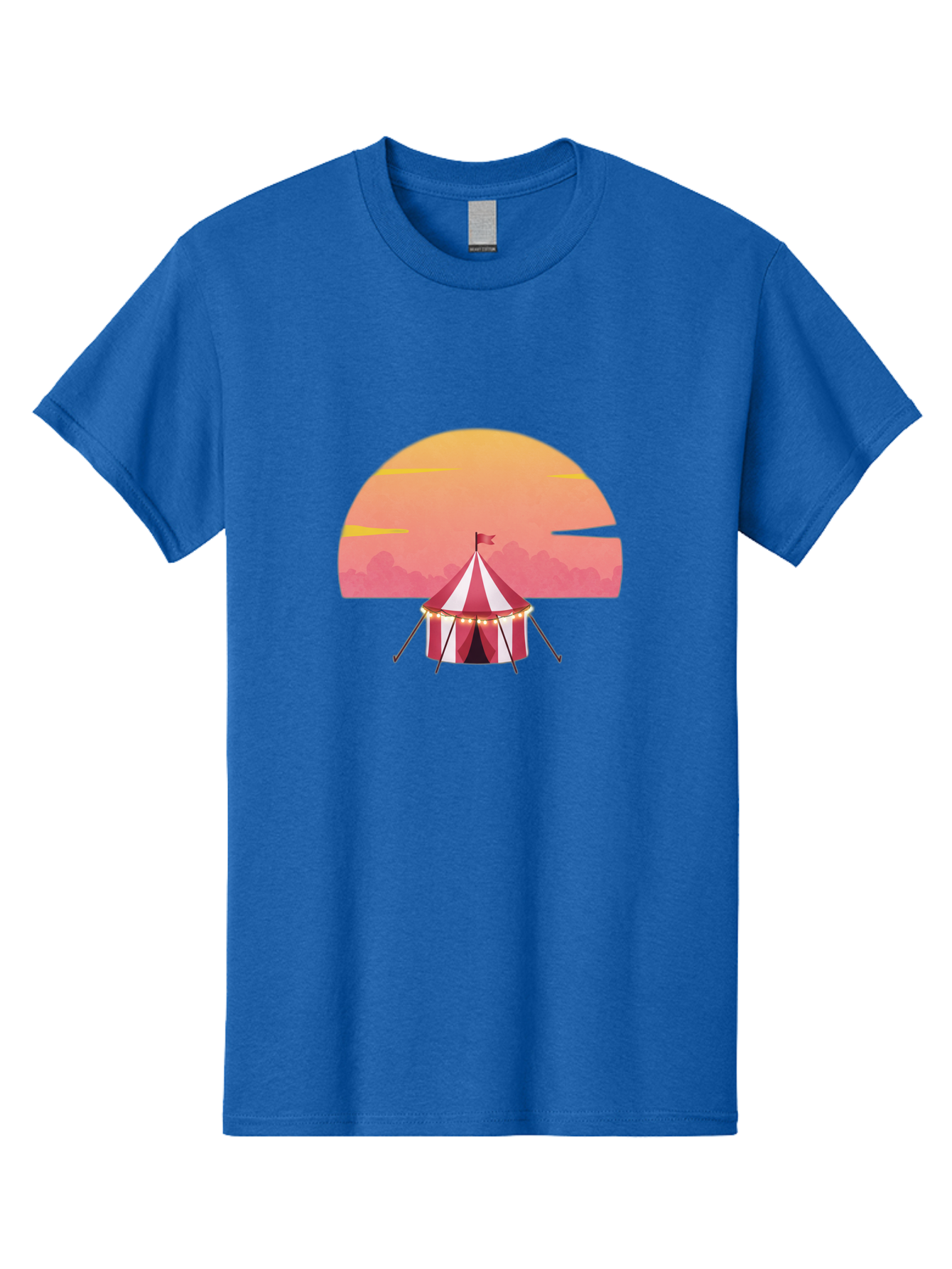 Circus-Tent-At-Sunset Men'S Graphic Tee, 100% Cotton, Comfortable Casual Summer Wear, Machine Washable, Vintage Camera, Old Camera, Antique Camera, Black Camera, Classic Photography, Photography Equipment, Nostalgic Device, Film Camera, Baj403