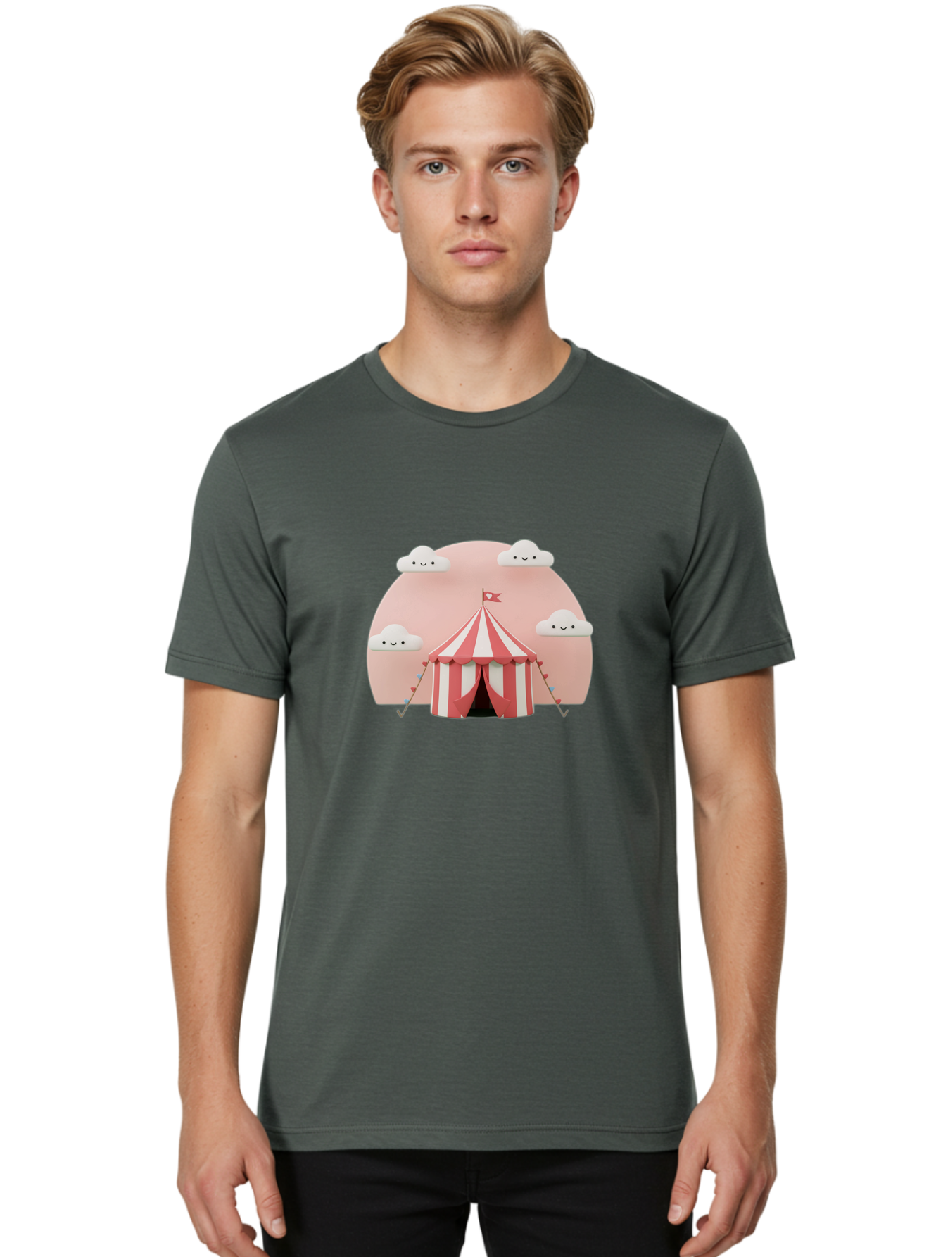 Circus-Tent Men'S Graphic Tee, 100% Cotton, Comfortable Casual Summer Wear, Machine Washable, Vintage Camera, Old Camera, Antique Camera, Black Camera, Classic Photography, Photography Equipment, Nostalgic Device, Film Camera, Camera Art Baj404