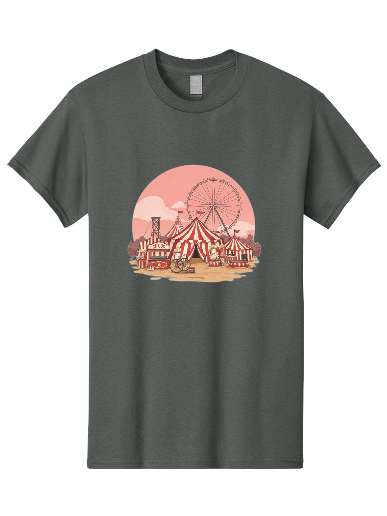 Circus Men'S Graphic Tee, 100% Cotton, Comfortable Casual Summer Wear, Machine Washable, Vintage Camera, Old Camera, Antique Camera, Black Camera, Classic Photography, Photography Equipment, Nostalgic Device, Film Camera, Camera Art Baj405