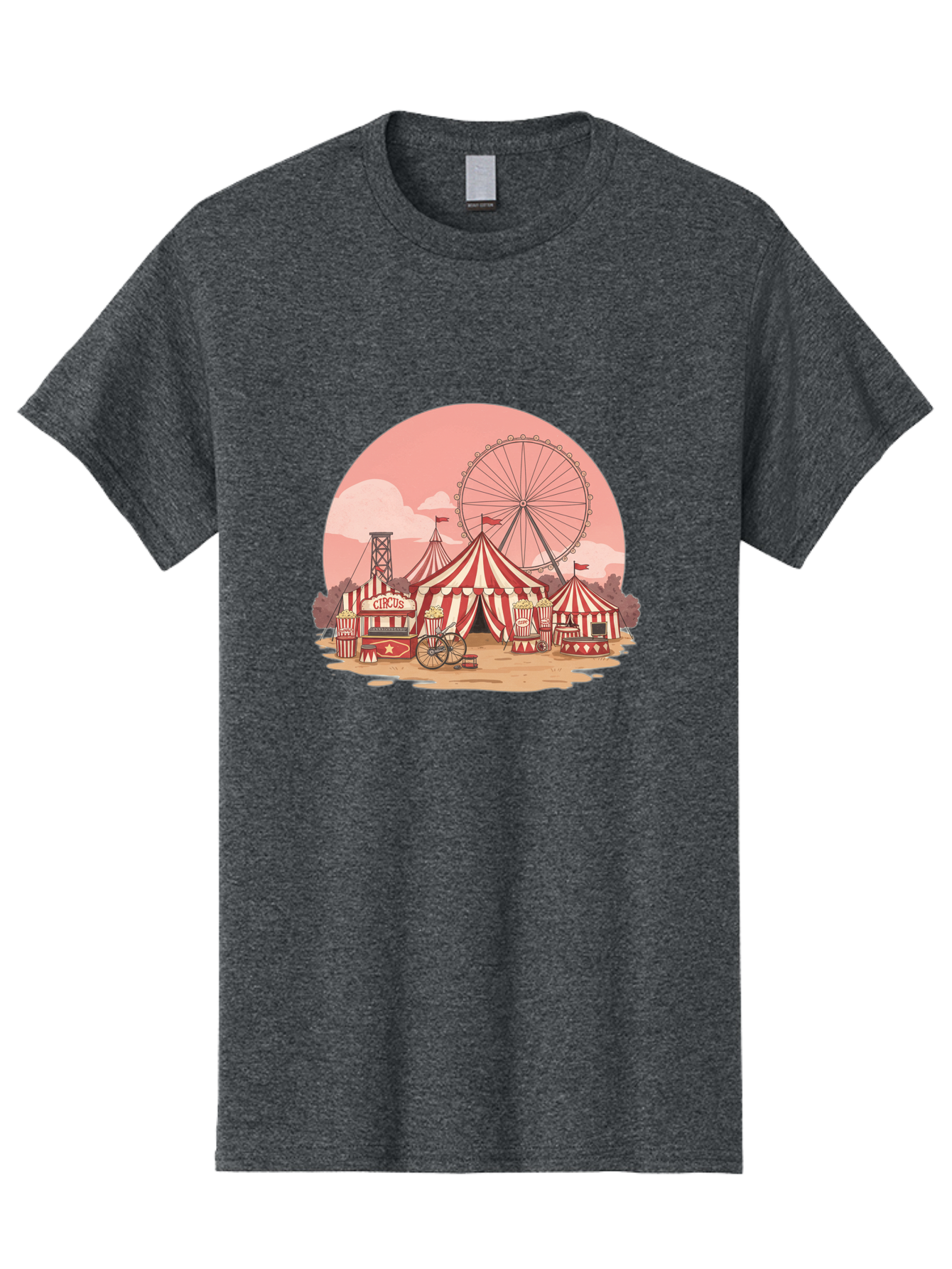 Circus Men'S Graphic Tee, 100% Cotton, Comfortable Casual Summer Wear, Machine Washable, Vintage Camera, Old Camera, Antique Camera, Black Camera, Classic Photography, Photography Equipment, Nostalgic Device, Film Camera, Camera Art Baj405