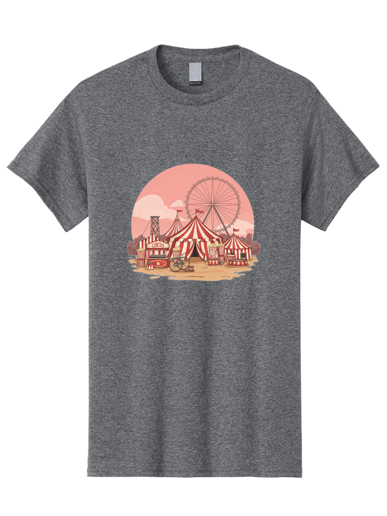 Circus Men'S Graphic Tee, 100% Cotton, Comfortable Casual Summer Wear, Machine Washable, Vintage Camera, Old Camera, Antique Camera, Black Camera, Classic Photography, Photography Equipment, Nostalgic Device, Film Camera, Camera Art Baj405