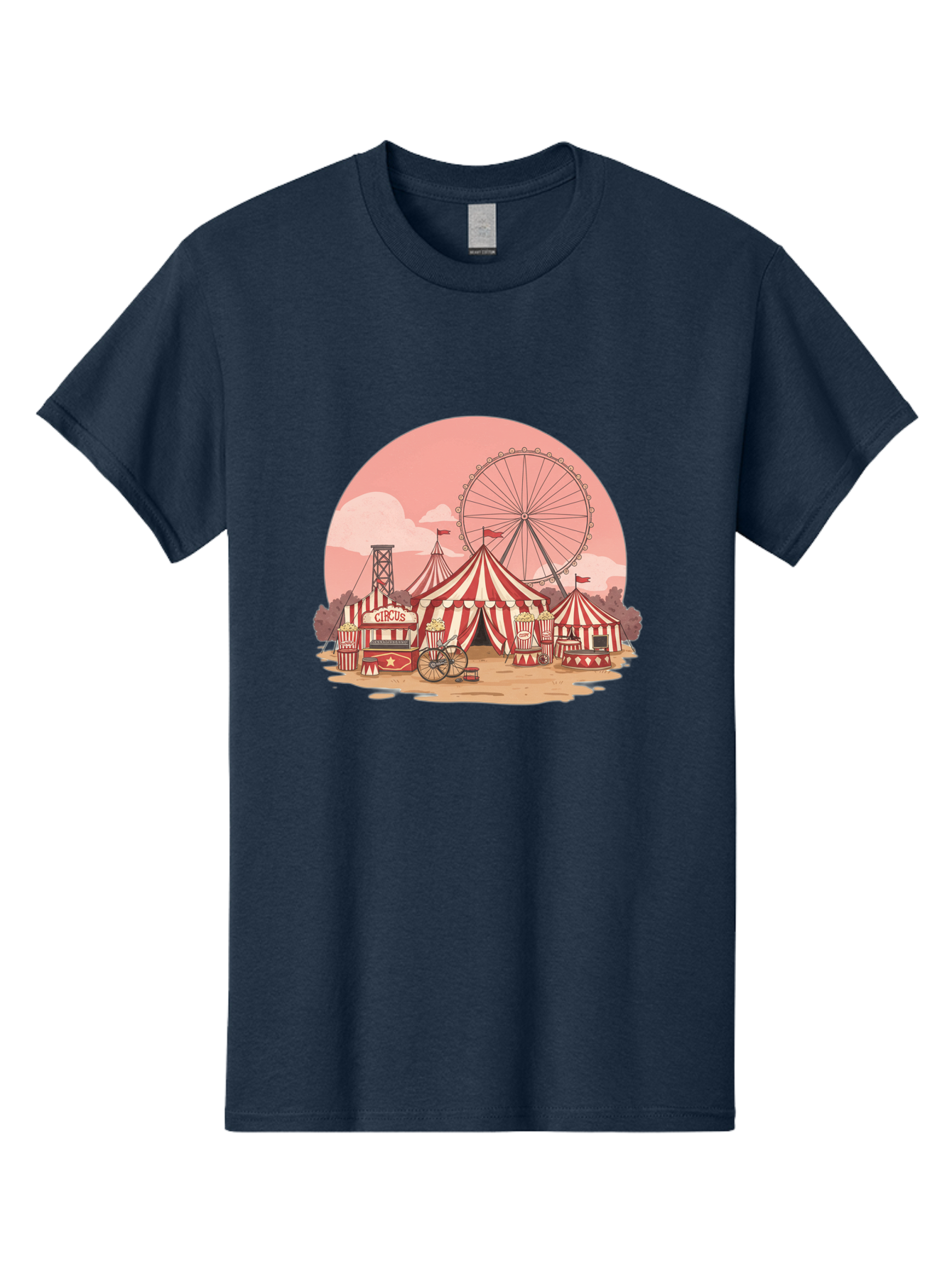 Circus Men'S Graphic Tee, 100% Cotton, Comfortable Casual Summer Wear, Machine Washable, Vintage Camera, Old Camera, Antique Camera, Black Camera, Classic Photography, Photography Equipment, Nostalgic Device, Film Camera, Camera Art Baj405