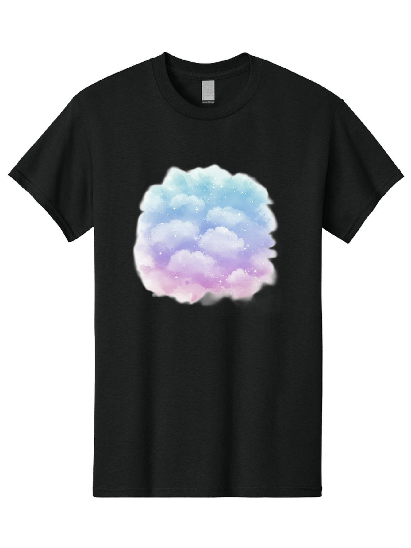 Clouds-1 Men'S Graphic Tee, 100% Cotton, Comfortable Casual Summer Wear, Machine Washable, Vintage Camera, Old Camera, Antique Camera, Black Camera, Classic Photography, Photography Equipment, Nostalgic Device, Film Camera, Camera Art Baj410