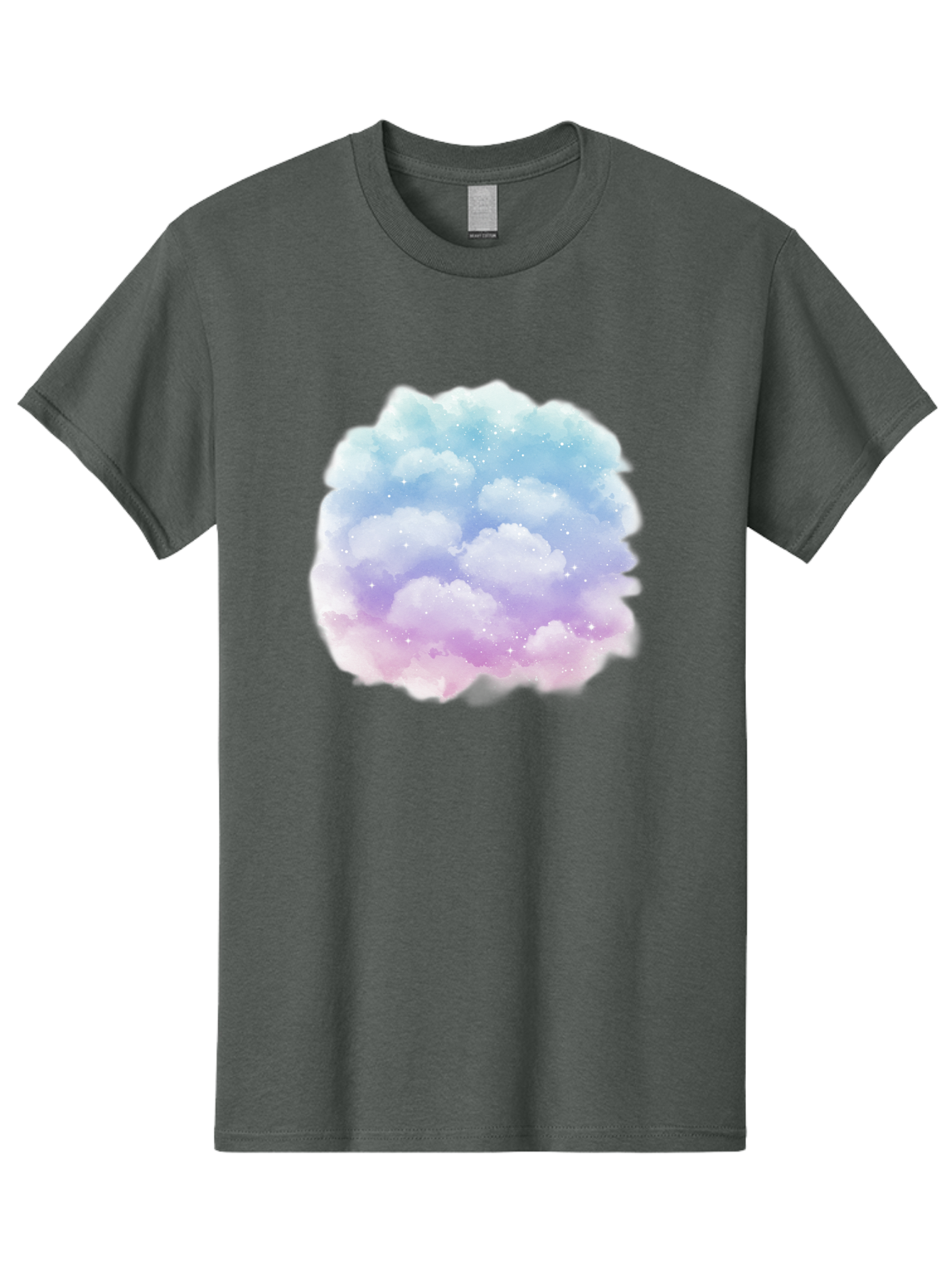 Clouds-1 Men'S Graphic Tee, 100% Cotton, Comfortable Casual Summer Wear, Machine Washable, Vintage Camera, Old Camera, Antique Camera, Black Camera, Classic Photography, Photography Equipment, Nostalgic Device, Film Camera, Camera Art Baj410