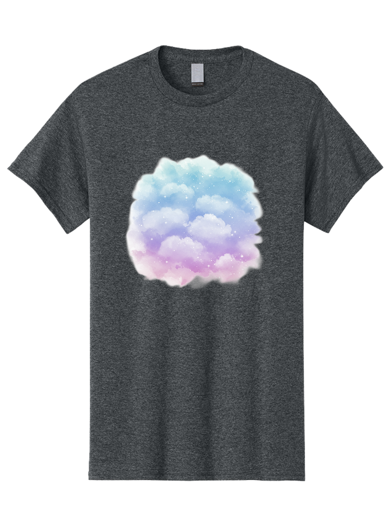Clouds-1 Men'S Graphic Tee, 100% Cotton, Comfortable Casual Summer Wear, Machine Washable, Vintage Camera, Old Camera, Antique Camera, Black Camera, Classic Photography, Photography Equipment, Nostalgic Device, Film Camera, Camera Art Baj410