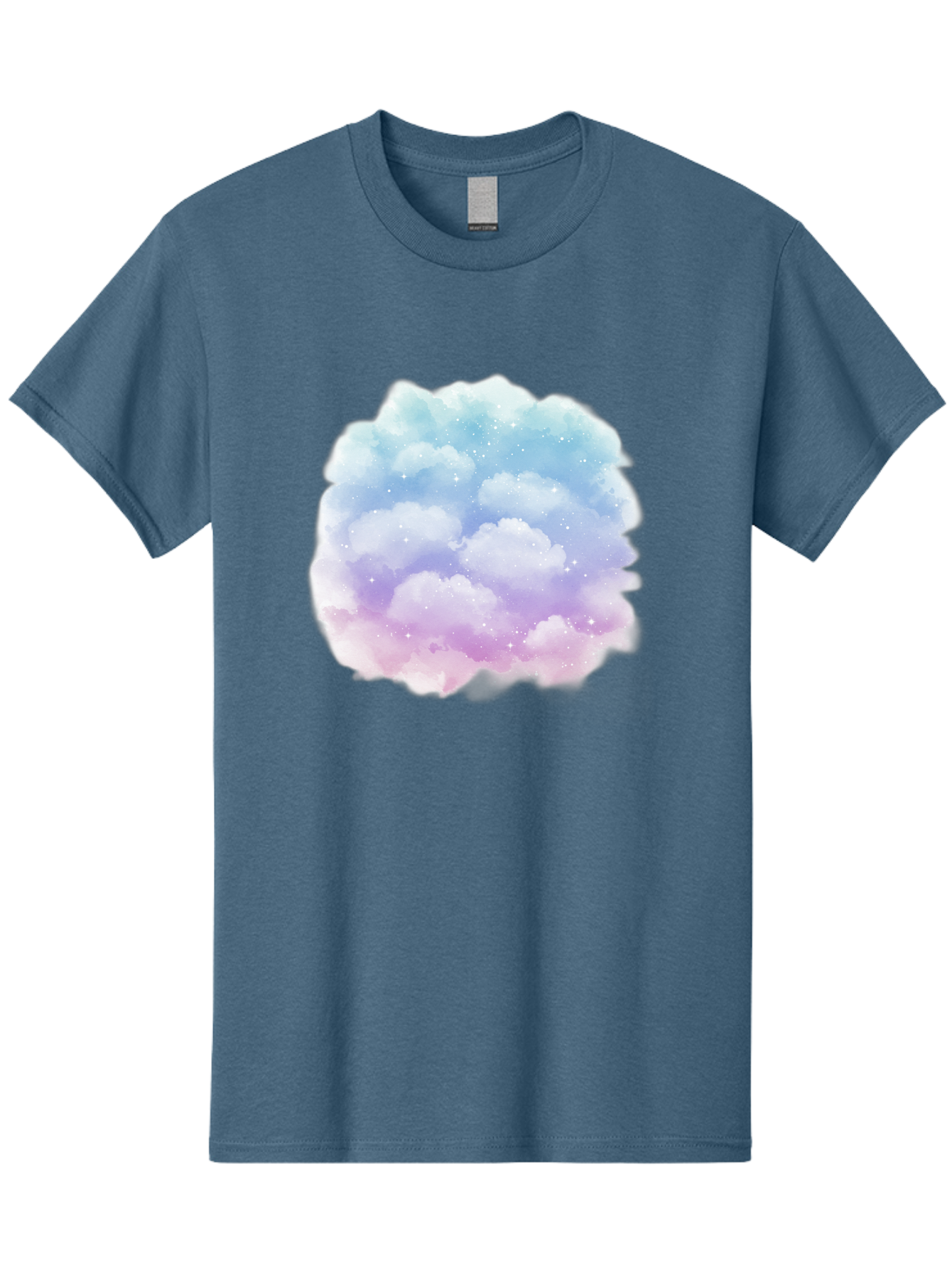 Clouds-1 Men'S Graphic Tee, 100% Cotton, Comfortable Casual Summer Wear, Machine Washable, Vintage Camera, Old Camera, Antique Camera, Black Camera, Classic Photography, Photography Equipment, Nostalgic Device, Film Camera, Camera Art Baj410