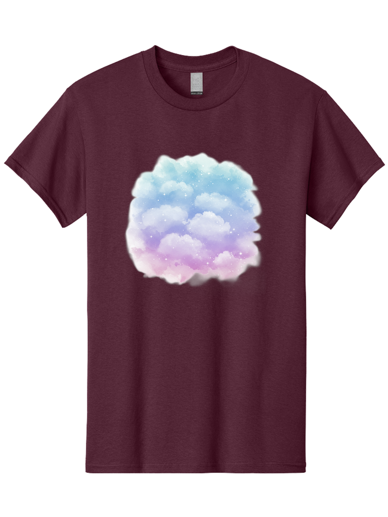 Clouds-1 Men'S Graphic Tee, 100% Cotton, Comfortable Casual Summer Wear, Machine Washable, Vintage Camera, Old Camera, Antique Camera, Black Camera, Classic Photography, Photography Equipment, Nostalgic Device, Film Camera, Camera Art Baj410