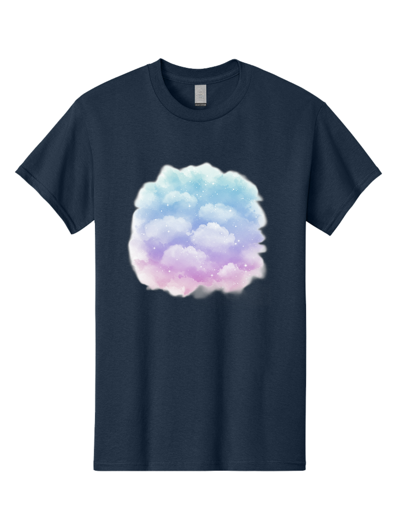 Clouds-1 Men'S Graphic Tee, 100% Cotton, Comfortable Casual Summer Wear, Machine Washable, Vintage Camera, Old Camera, Antique Camera, Black Camera, Classic Photography, Photography Equipment, Nostalgic Device, Film Camera, Camera Art Baj410