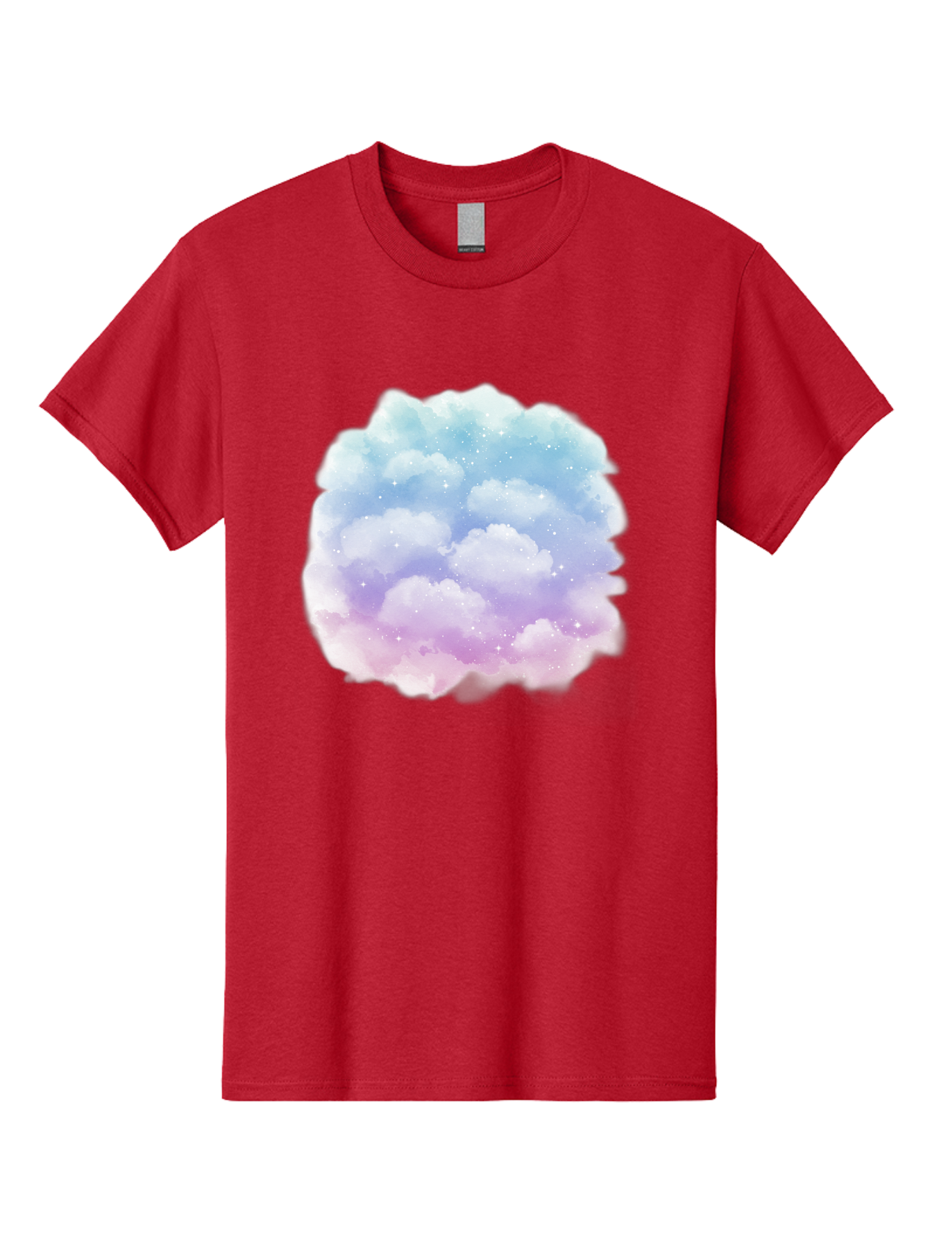 Clouds-1 Men'S Graphic Tee, 100% Cotton, Comfortable Casual Summer Wear, Machine Washable, Vintage Camera, Old Camera, Antique Camera, Black Camera, Classic Photography, Photography Equipment, Nostalgic Device, Film Camera, Camera Art Baj410