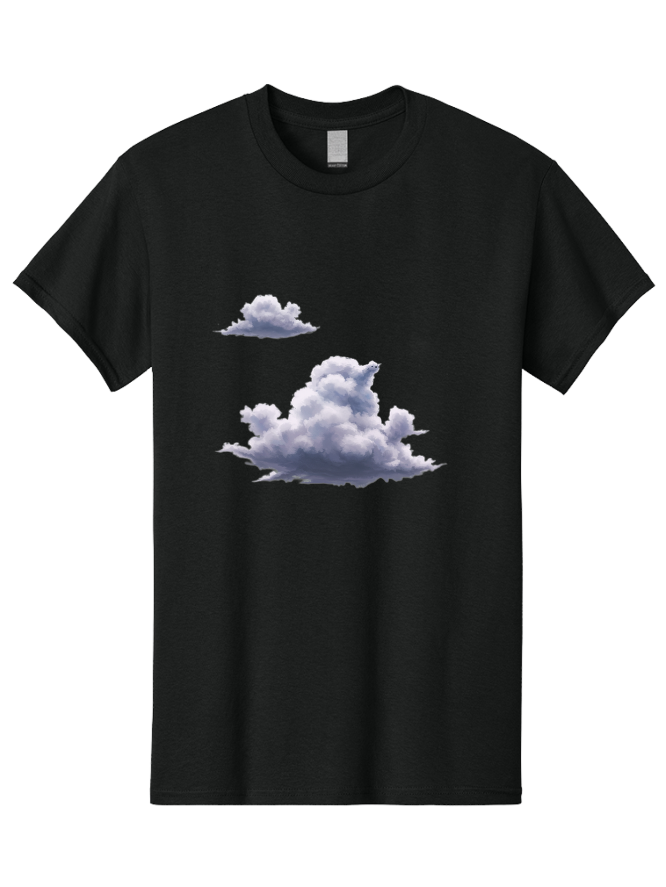 Clouds Men'S Graphic Tee, 100% Cotton, Comfortable Casual Summer Wear, Machine Washable, Vintage Camera, Old Camera, Antique Camera, Black Camera, Classic Photography, Photography Equipment, Nostalgic Device, Film Camera, Camera Art Baj411