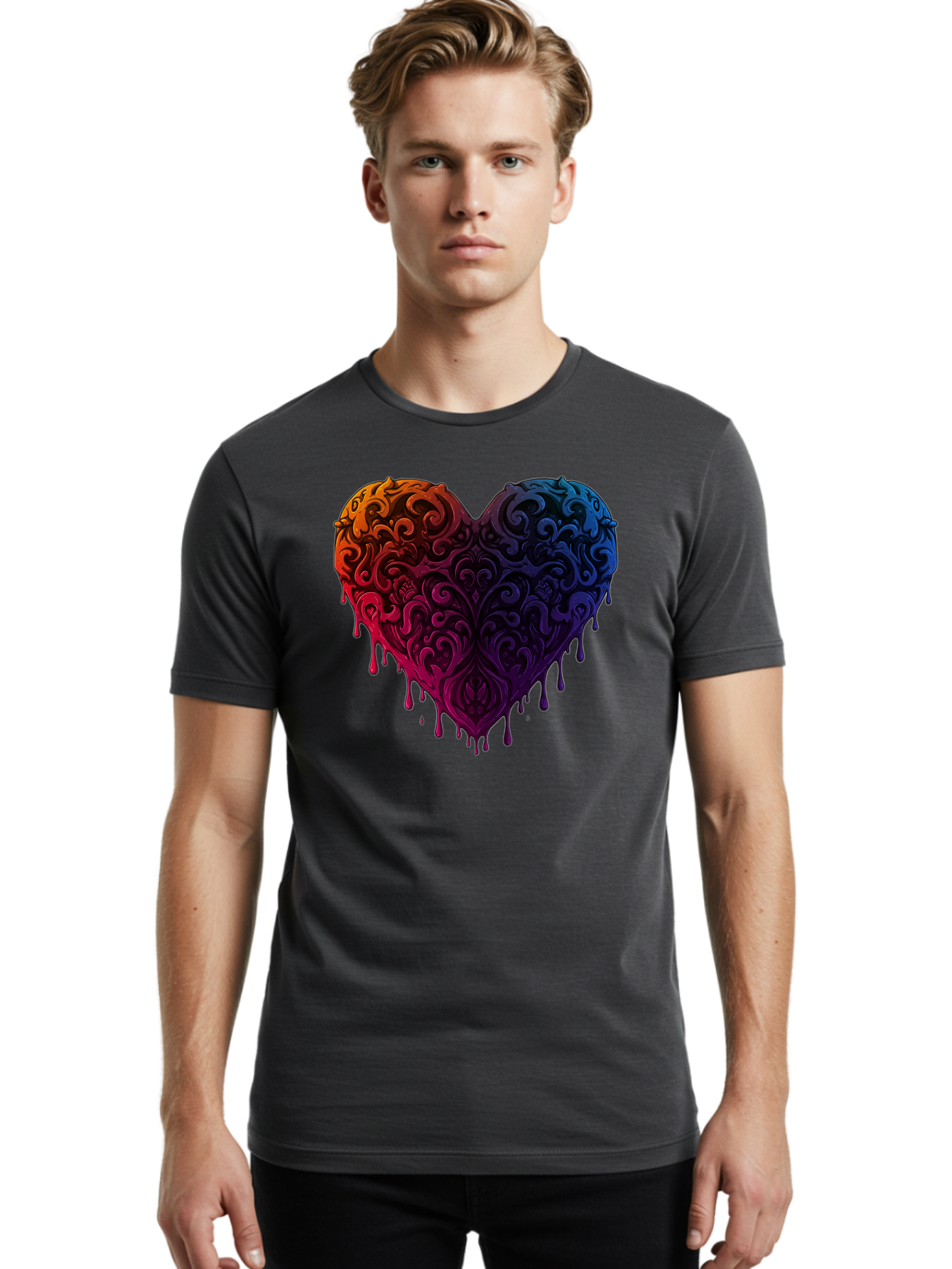 Colorful-Heart Men'S Graphic Tee, 100% Cotton, Comfortable Casual Summer Wear, Machine Washable, Vintage Camera, Old Camera, Antique Camera, Black Camera, Classic Photography, Photography Equipment, Nostalgic Device, Film Camera, Camera Art Baj412