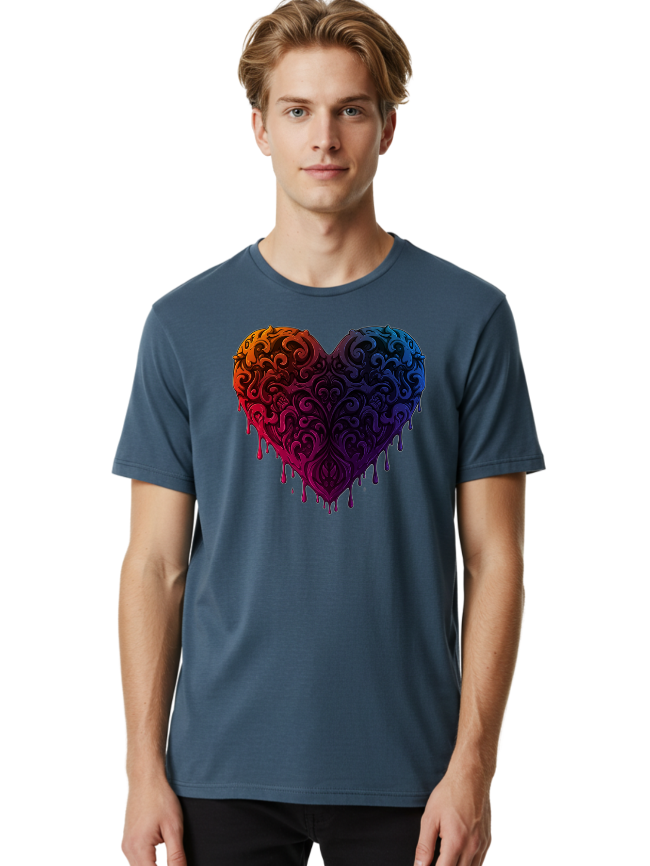 Colorful-Heart Men'S Graphic Tee, 100% Cotton, Comfortable Casual Summer Wear, Machine Washable, Vintage Camera, Old Camera, Antique Camera, Black Camera, Classic Photography, Photography Equipment, Nostalgic Device, Film Camera, Camera Art Baj412