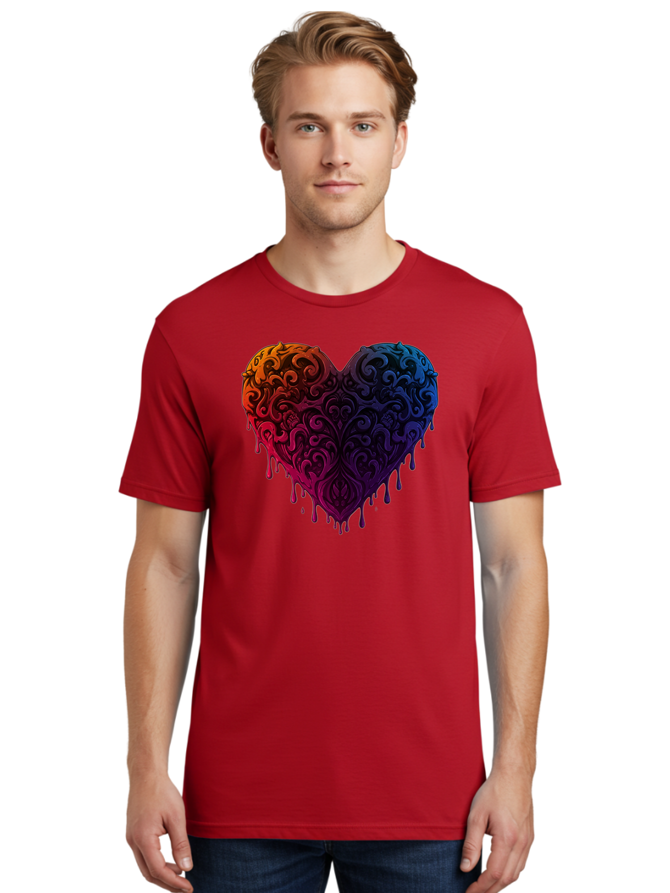 Colorful-Heart Men'S Graphic Tee, 100% Cotton, Comfortable Casual Summer Wear, Machine Washable, Vintage Camera, Old Camera, Antique Camera, Black Camera, Classic Photography, Photography Equipment, Nostalgic Device, Film Camera, Camera Art Baj412