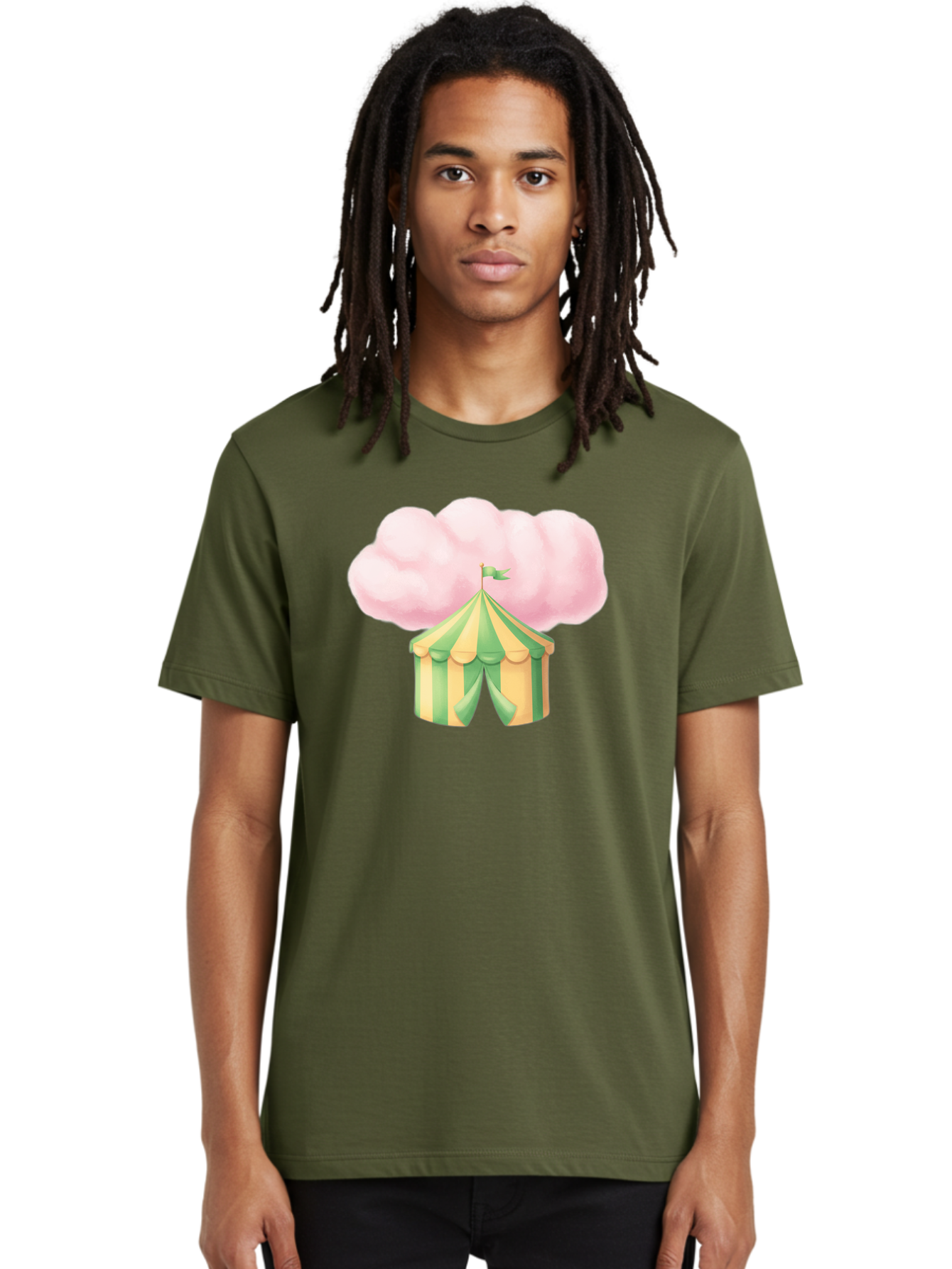 Cotton-Candy-Tent Men'S Graphic Tee, 100% Cotton, Comfortable Casual Summer Wear, Machine Washable, Vintage Camera, Old Camera, Antique Camera, Black Camera, Classic Photography, Photography Equipment, Nostalgic Device, Film Camera, Camera Art Baj416