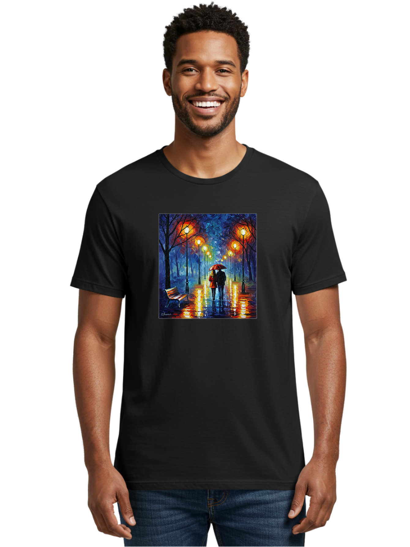 Couple-Under-Umbrella Men'S Graphic Tee, 100% Cotton, Comfortable Casual Summer Wear, Machine Washable, Vintage Camera, Old Camera, Antique Camera, Black Camera, Classic Photography, Photography Equipment, Nostalgic Device, Film Camera, Baj418