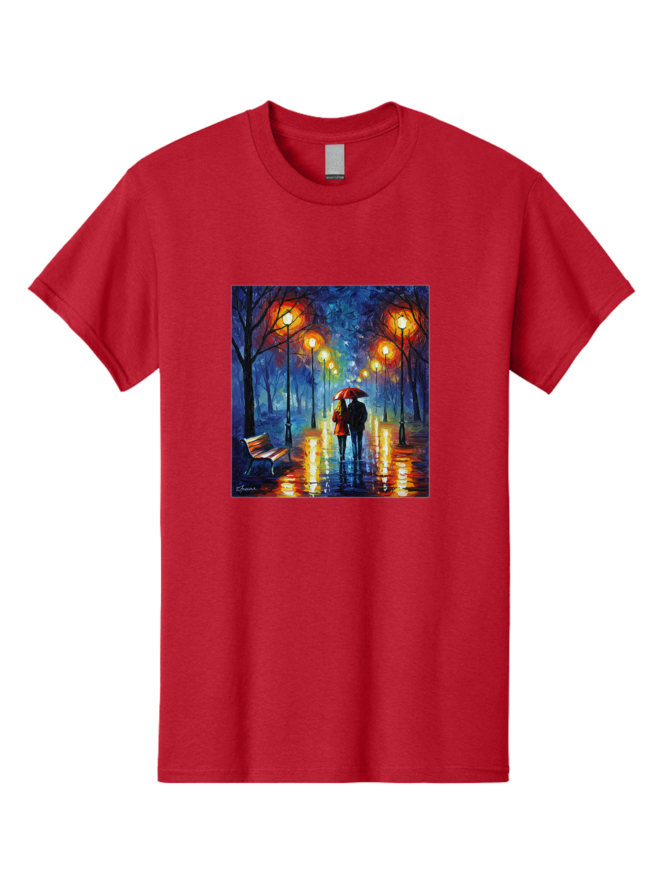 Couple-Under-Umbrella Men'S Graphic Tee, 100% Cotton, Comfortable Casual Summer Wear, Machine Washable, Vintage Camera, Old Camera, Antique Camera, Black Camera, Classic Photography, Photography Equipment, Nostalgic Device, Film Camera, Baj418