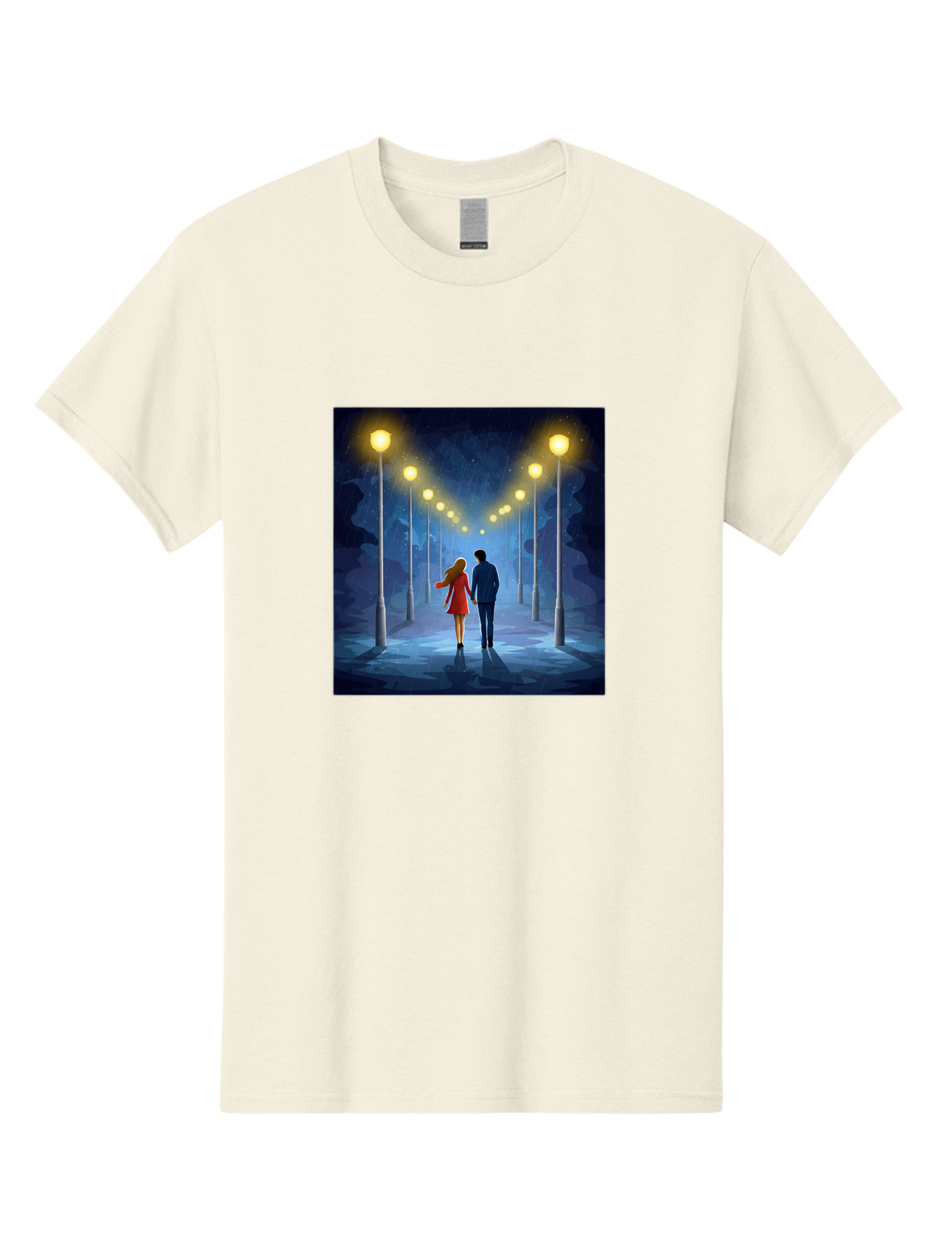 Couple-Walking-Hand-In-Hand Men'S Graphic Tee, 100% Cotton, Comfortable Casual Summer Wear, Machine Washable, Vintage Camera, Old Camera, Antique Camera, Black Camera, Classic Photography, Photography Equipment, Nostalgic Device, Film Camera, Baj419