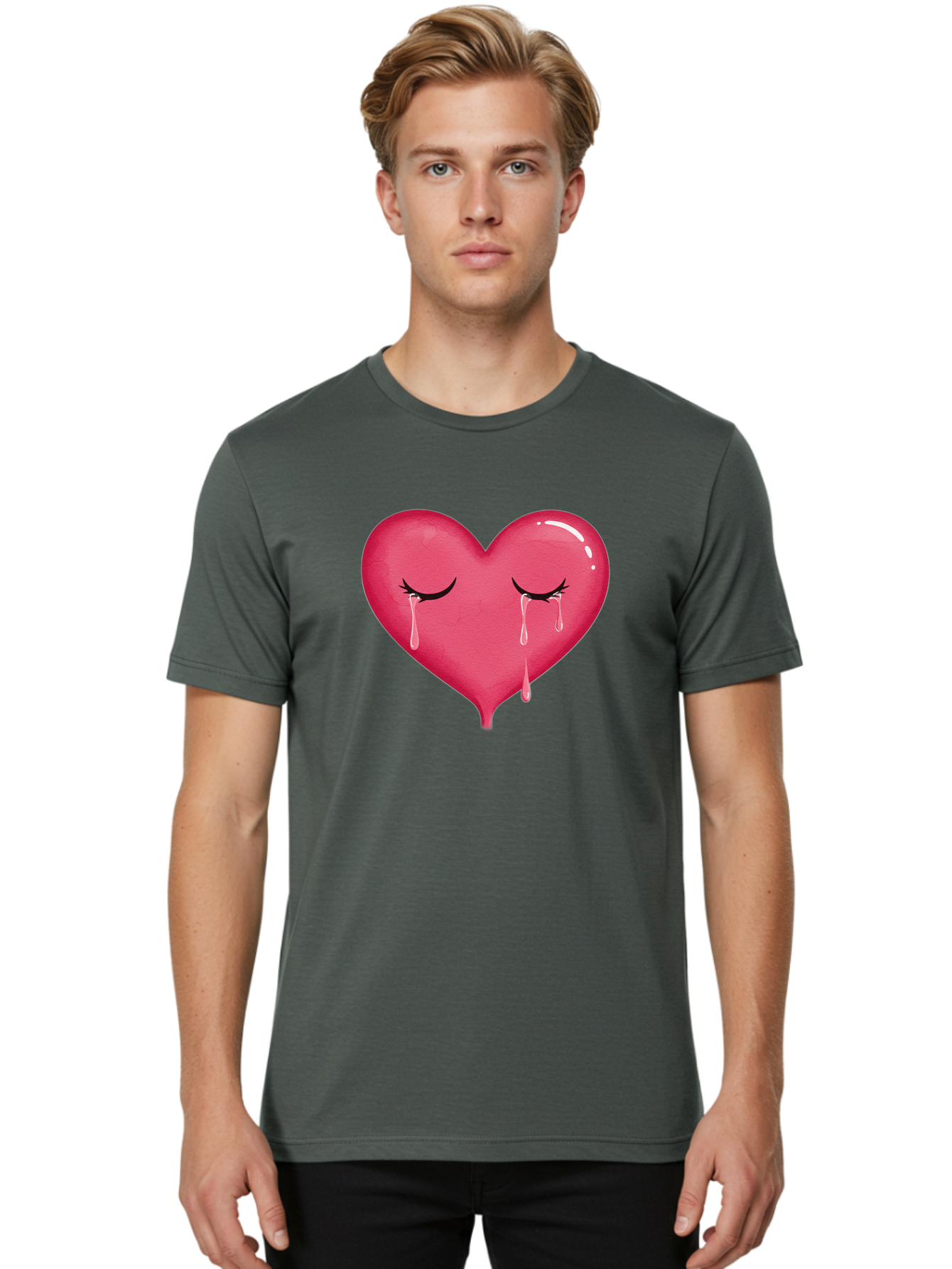 Crying-Heart Men'S Graphic Tee, 100% Cotton, Comfortable Casual Summer Wear, Machine Washable, Vintage Camera, Old Camera, Antique Camera, Black Camera, Classic Photography, Photography Equipment, Nostalgic Device, Film Camera, Camera Art Baj421