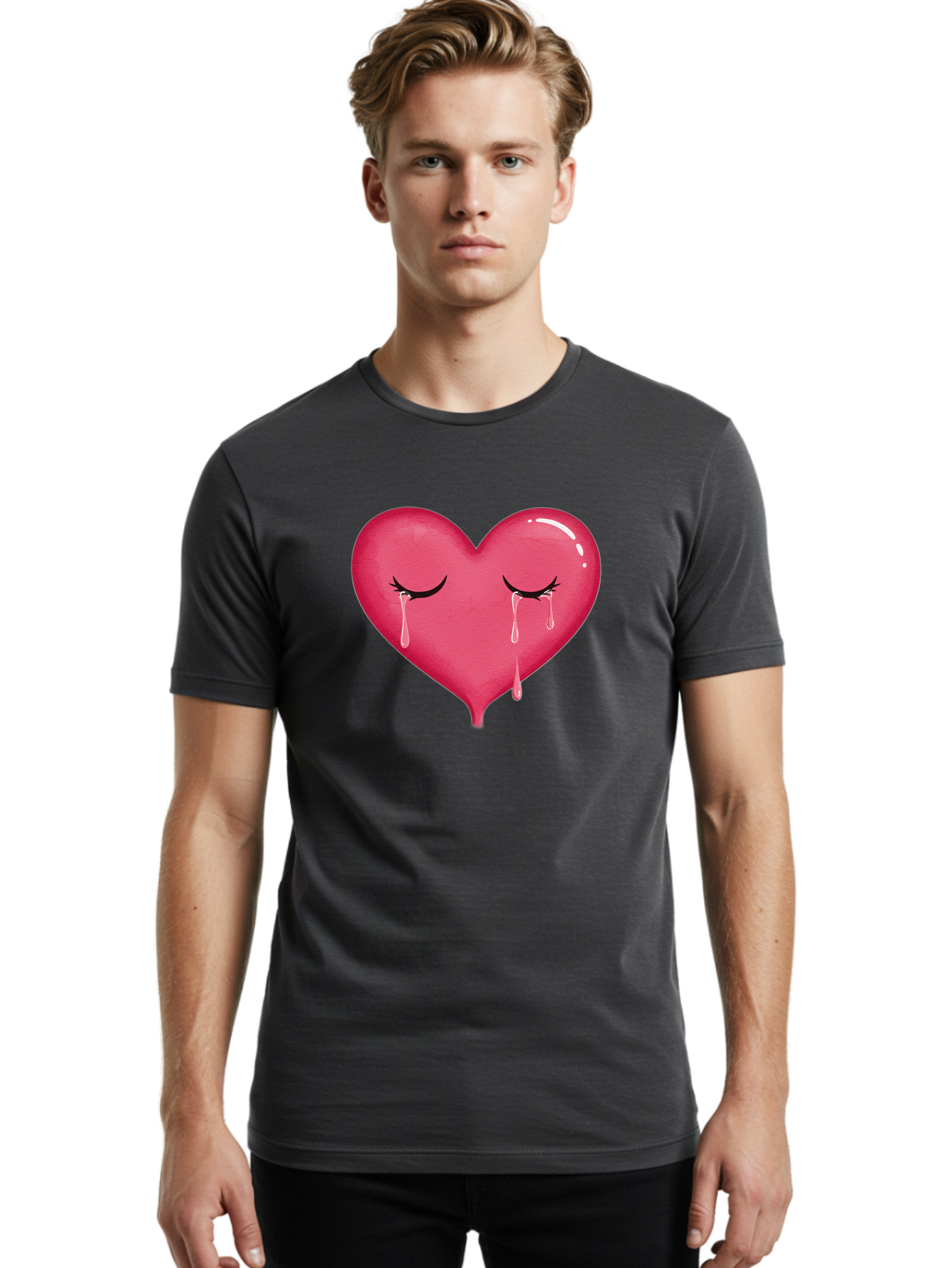 Crying-Heart Men'S Graphic Tee, 100% Cotton, Comfortable Casual Summer Wear, Machine Washable, Vintage Camera, Old Camera, Antique Camera, Black Camera, Classic Photography, Photography Equipment, Nostalgic Device, Film Camera, Camera Art Baj421