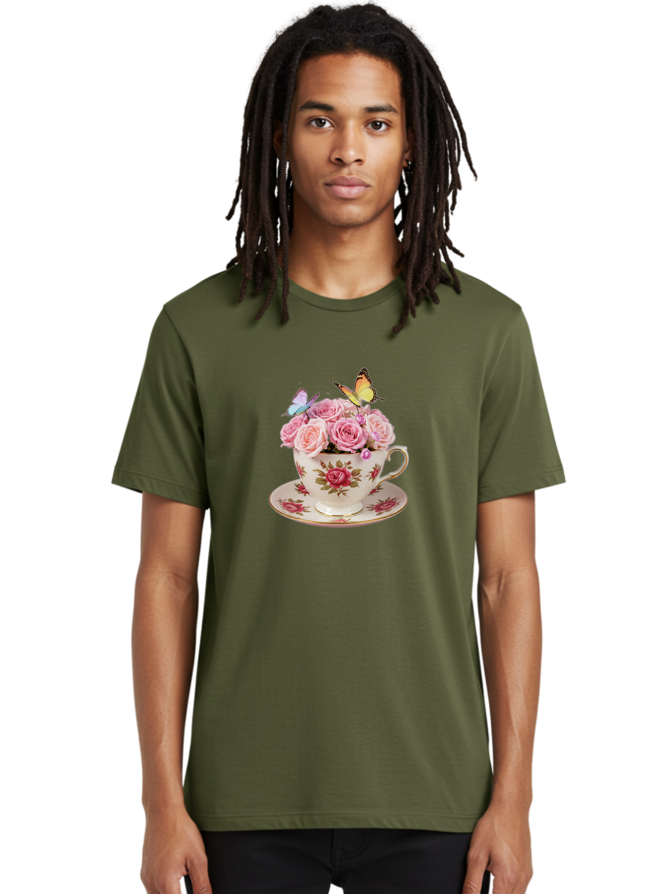 Cup-Of-Roses Men'S Graphic Tee, 100% Cotton, Comfortable Casual Summer Wear, Machine Washable, Vintage Camera, Old Camera, Antique Camera, Black Camera, Classic Photography, Photography Equipment, Nostalgic Device, Film Camera, Camera Art Baj423