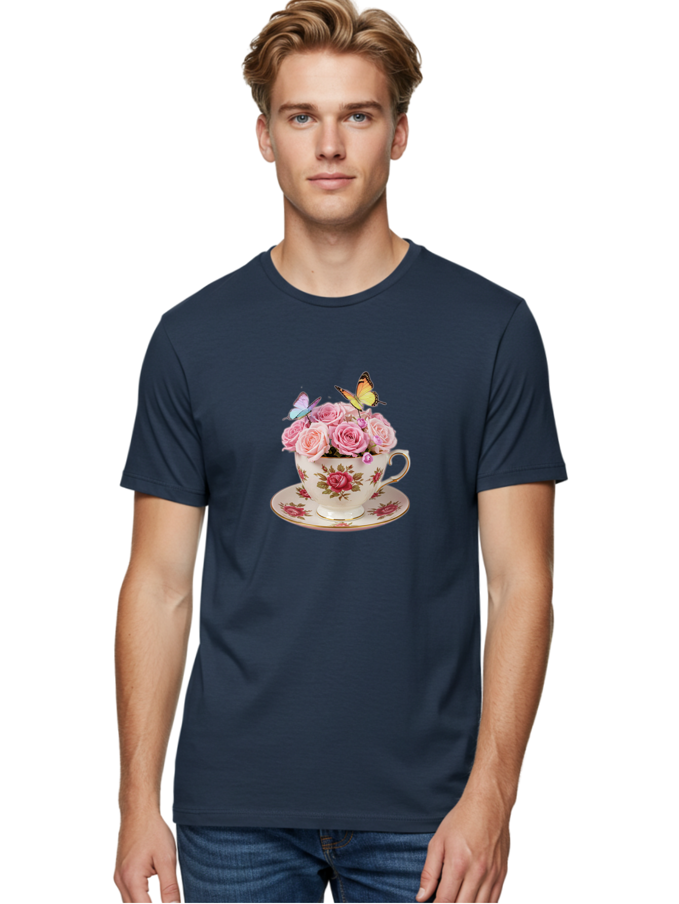 Cup-Of-Roses Men'S Graphic Tee, 100% Cotton, Comfortable Casual Summer Wear, Machine Washable, Vintage Camera, Old Camera, Antique Camera, Black Camera, Classic Photography, Photography Equipment, Nostalgic Device, Film Camera, Camera Art Baj423