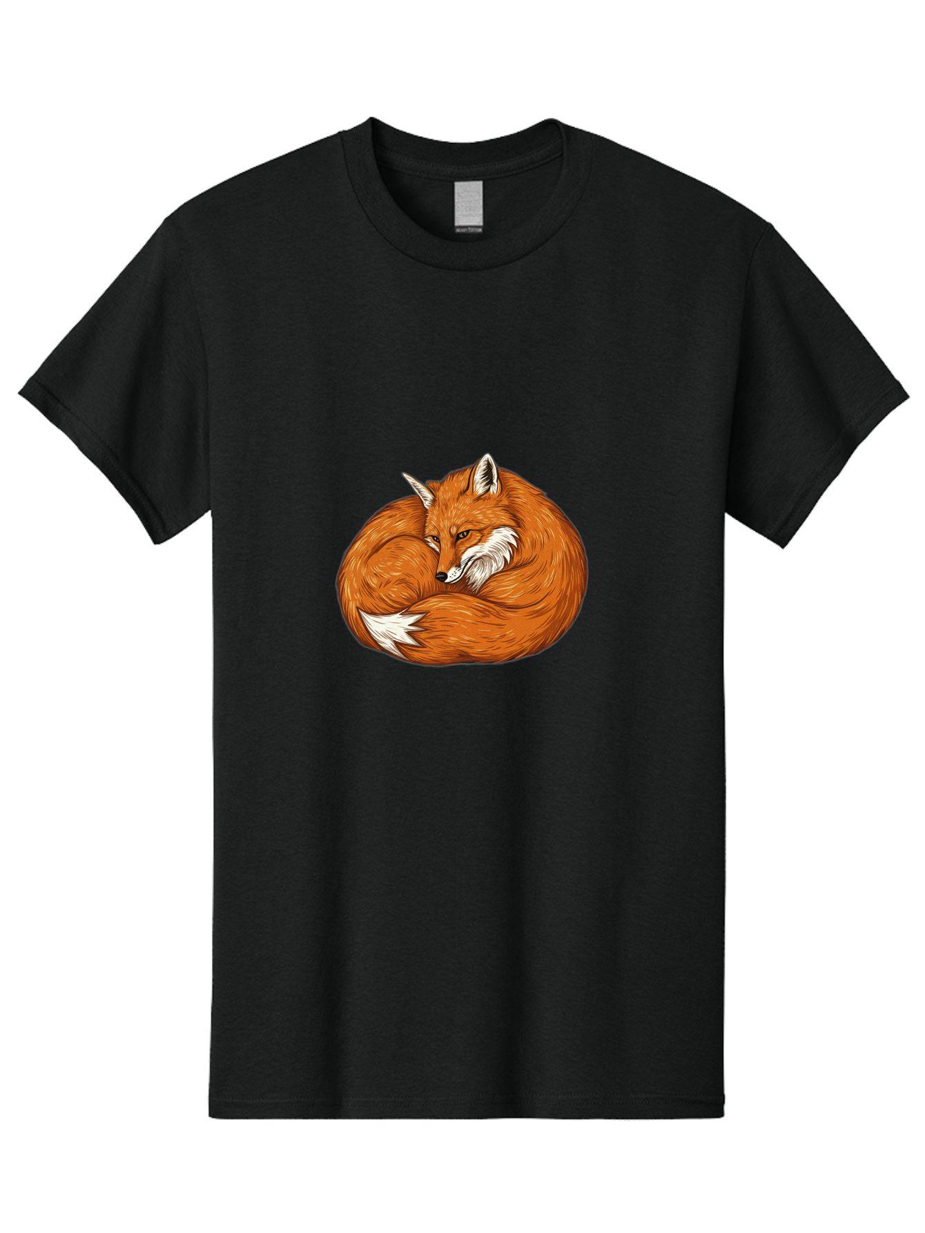 Curled-Fox-1 Men'S Graphic Tee, 100% Cotton, Comfortable Casual Summer Wear, Machine Washable, Vintage Camera, Old Camera, Antique Camera, Black Camera, Classic Photography, Photography Equipment, Nostalgic Device, Film Camera, Camera Art Baj425