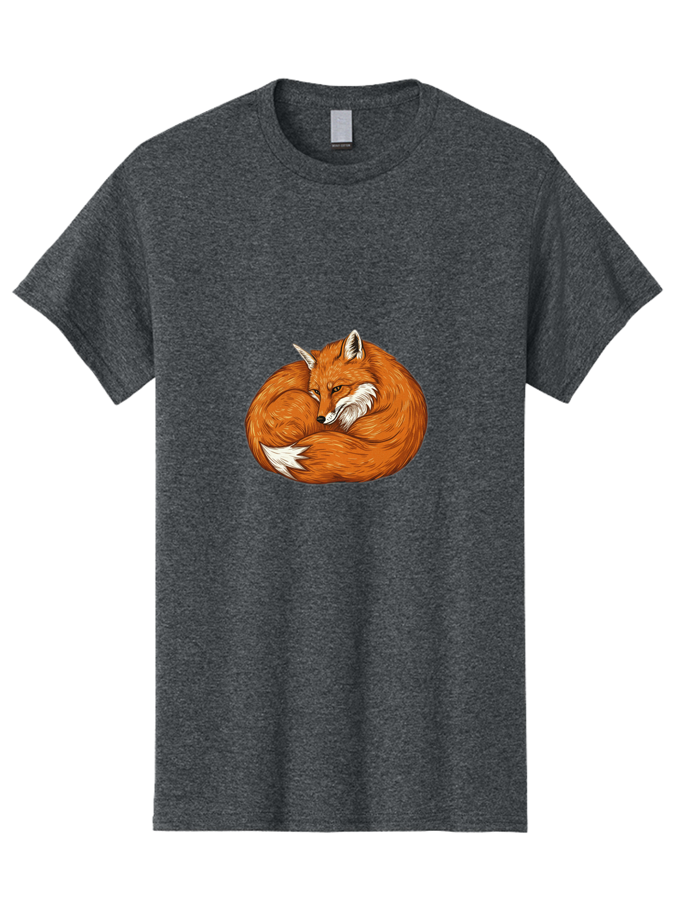 Curled-Fox-1 Men'S Graphic Tee, 100% Cotton, Comfortable Casual Summer Wear, Machine Washable, Vintage Camera, Old Camera, Antique Camera, Black Camera, Classic Photography, Photography Equipment, Nostalgic Device, Film Camera, Camera Art Baj425