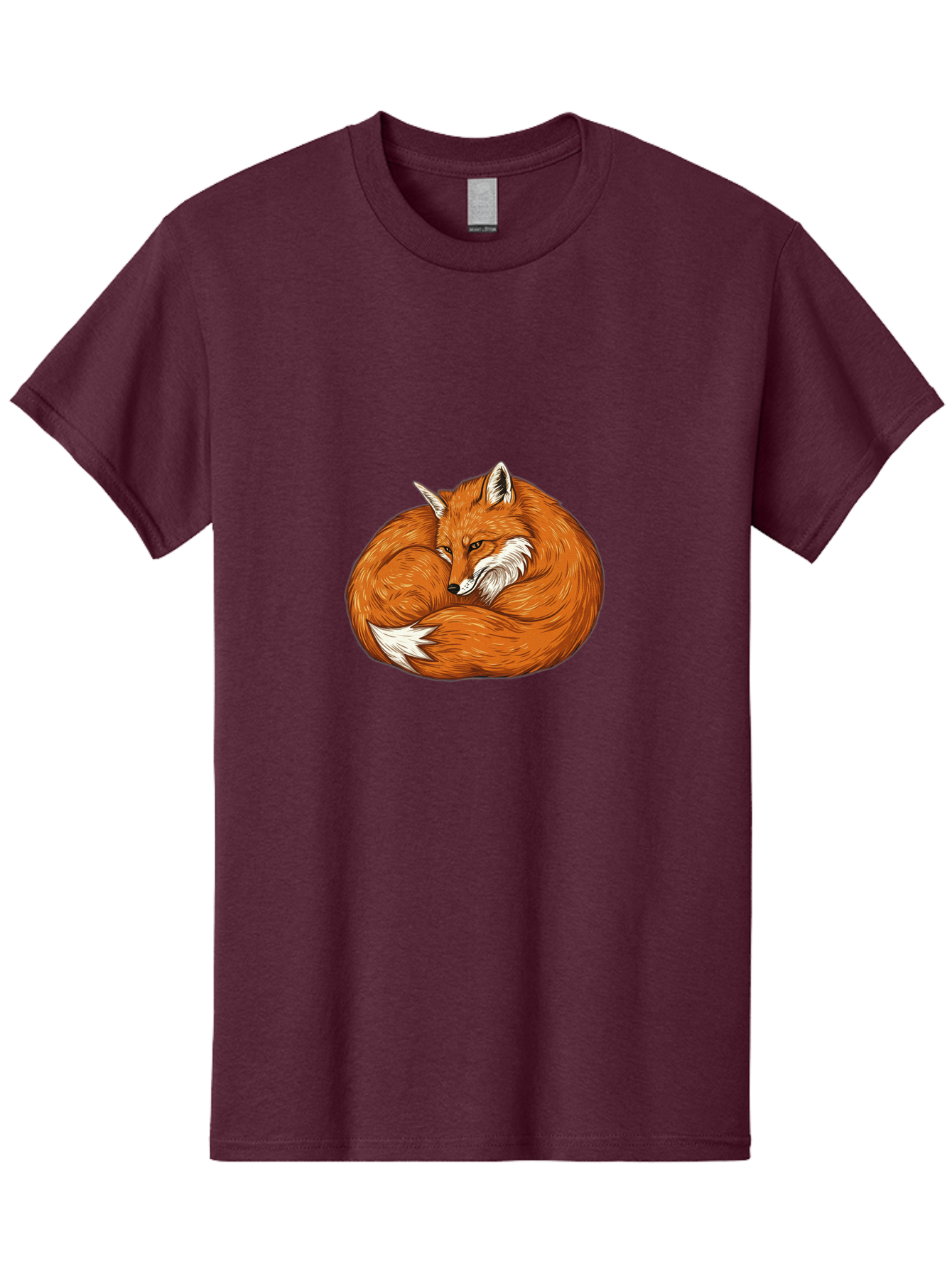 Curled-Fox-1 Men'S Graphic Tee, 100% Cotton, Comfortable Casual Summer Wear, Machine Washable, Vintage Camera, Old Camera, Antique Camera, Black Camera, Classic Photography, Photography Equipment, Nostalgic Device, Film Camera, Camera Art Baj425