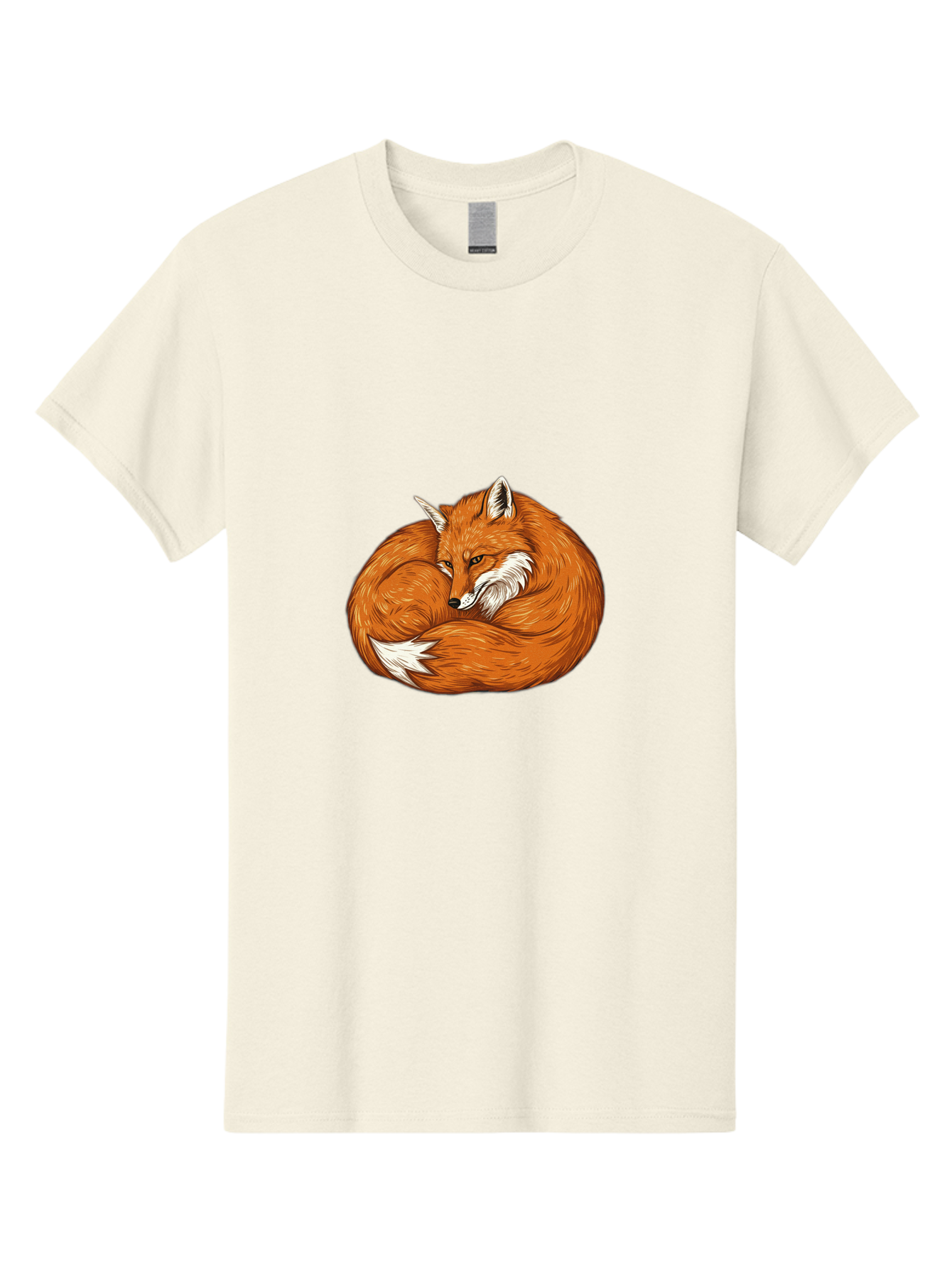 Curled-Fox-1 Men'S Graphic Tee, 100% Cotton, Comfortable Casual Summer Wear, Machine Washable, Vintage Camera, Old Camera, Antique Camera, Black Camera, Classic Photography, Photography Equipment, Nostalgic Device, Film Camera, Camera Art Baj425