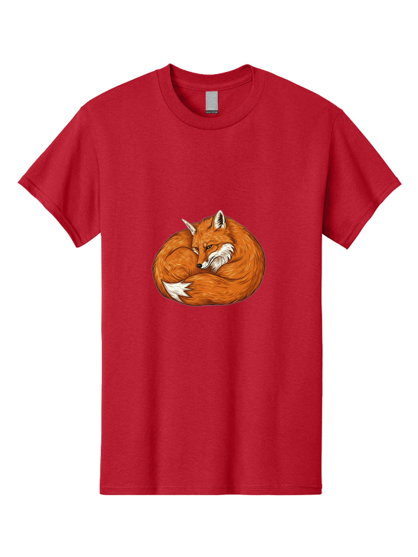 Curled-Fox-1 Men'S Graphic Tee, 100% Cotton, Comfortable Casual Summer Wear, Machine Washable, Vintage Camera, Old Camera, Antique Camera, Black Camera, Classic Photography, Photography Equipment, Nostalgic Device, Film Camera, Camera Art Baj425