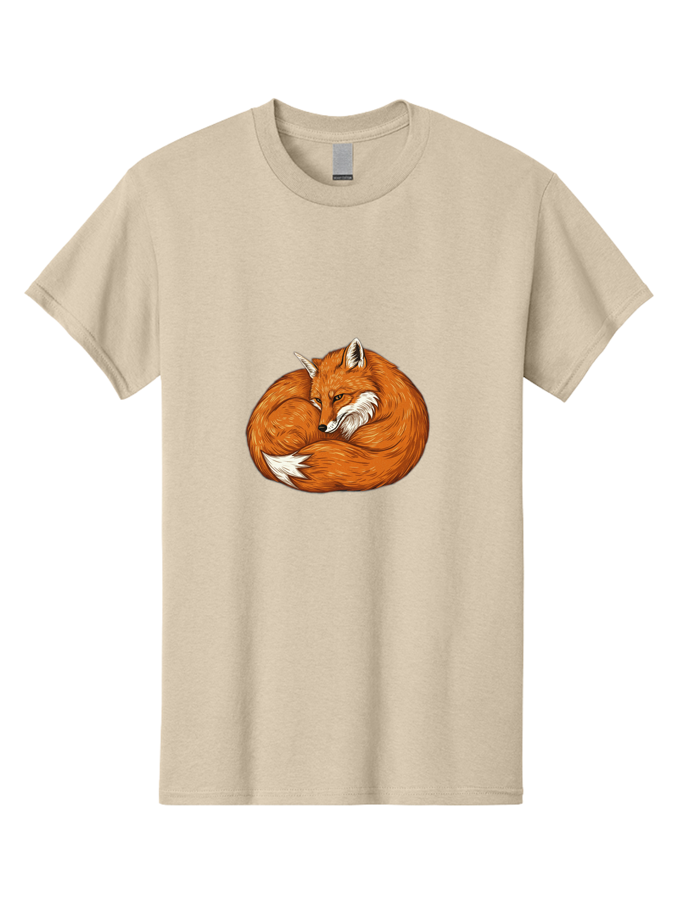 Curled-Fox-1 Men'S Graphic Tee, 100% Cotton, Comfortable Casual Summer Wear, Machine Washable, Vintage Camera, Old Camera, Antique Camera, Black Camera, Classic Photography, Photography Equipment, Nostalgic Device, Film Camera, Camera Art Baj425