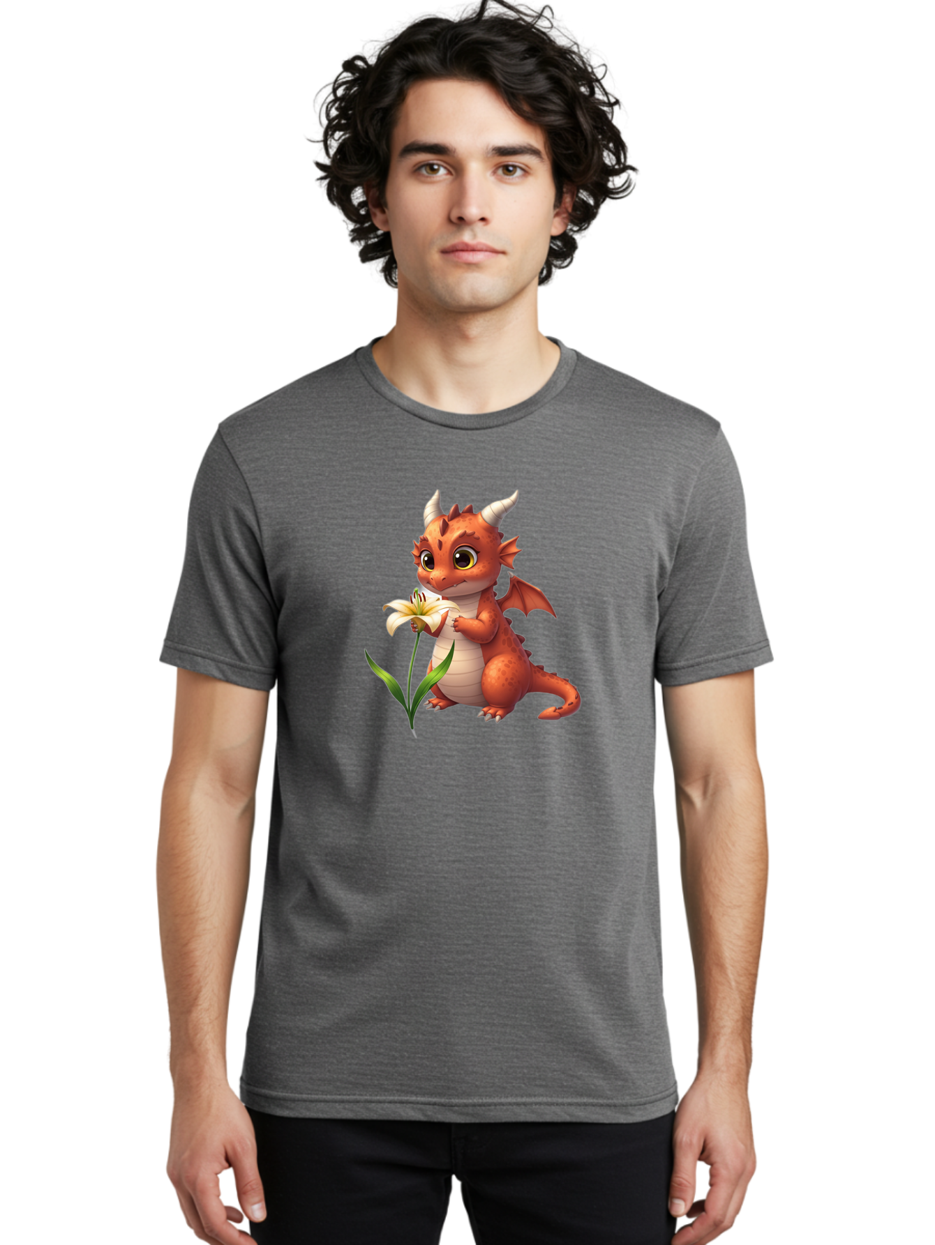 Cute-Cartoon-Dragon Men'S Graphic Tee, 100% Cotton, Comfortable Casual Summer Wear, Machine Washable, Vintage Camera, Old Camera, Antique Camera, Black Camera, Classic Photography, Photography Equipment, Nostalgic Device, Film Camera, Baj428