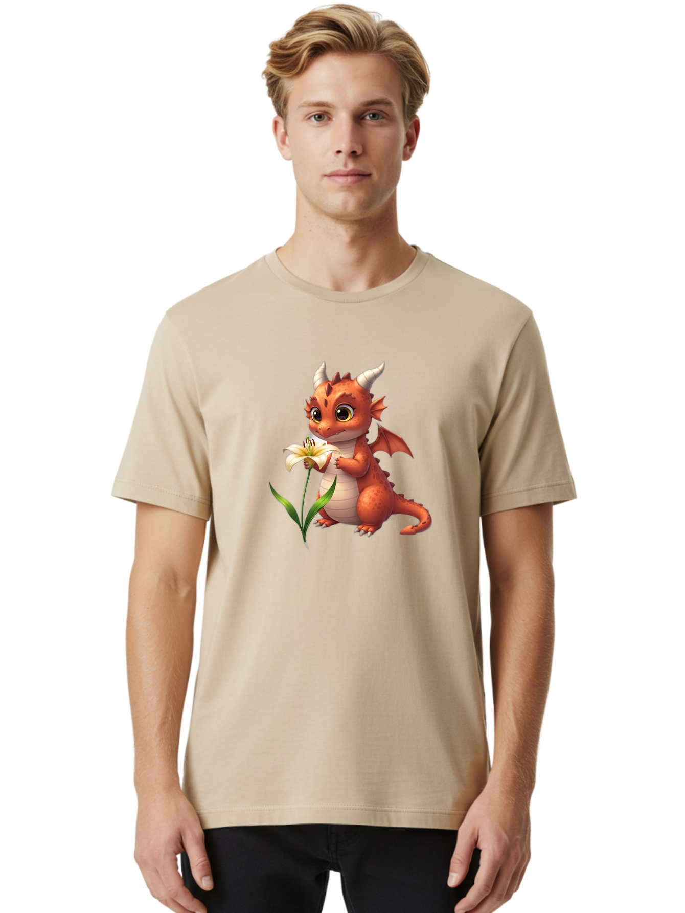 Cute-Cartoon-Dragon Men'S Graphic Tee, 100% Cotton, Comfortable Casual Summer Wear, Machine Washable, Vintage Camera, Old Camera, Antique Camera, Black Camera, Classic Photography, Photography Equipment, Nostalgic Device, Film Camera, Baj428