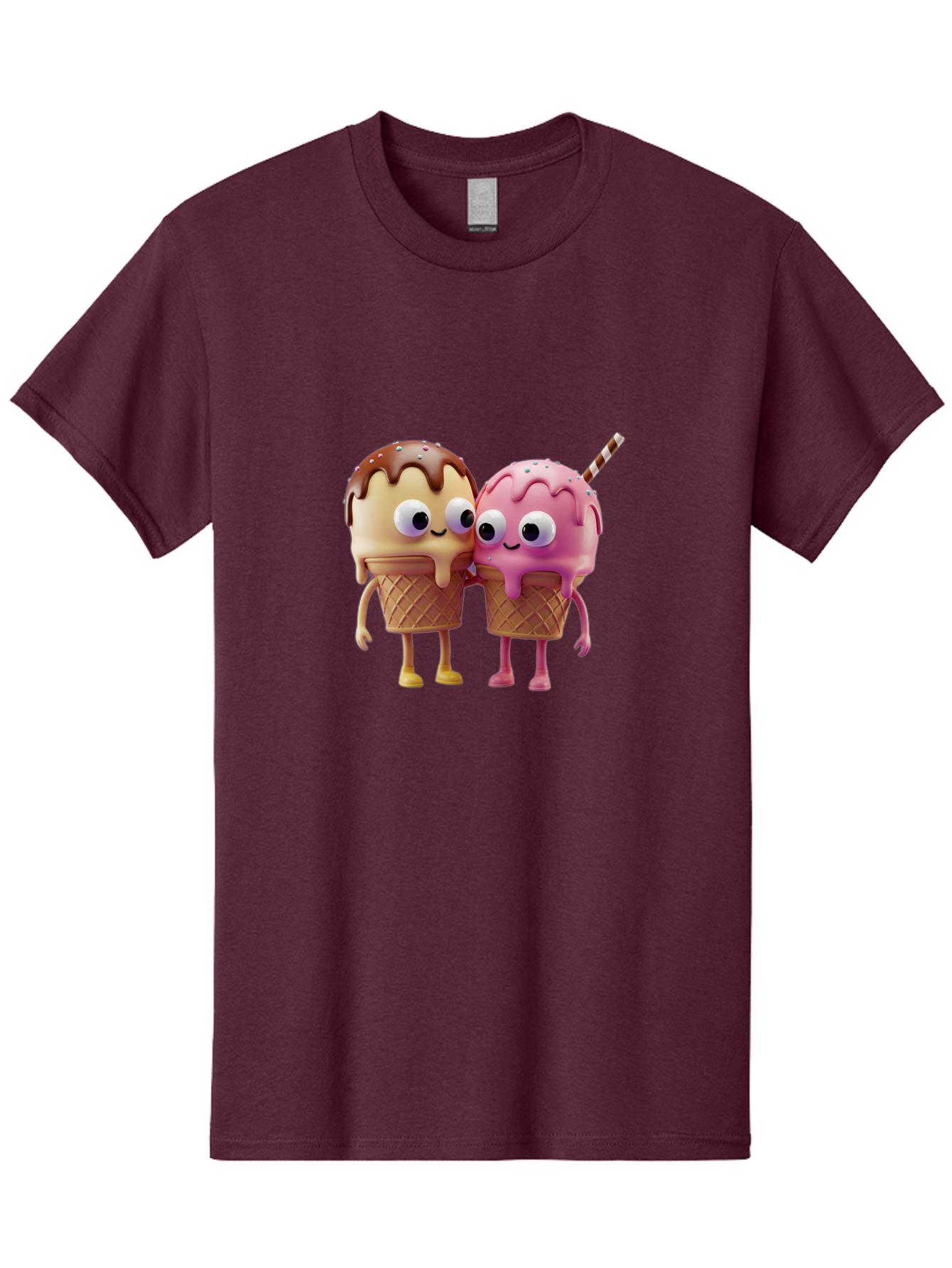 Cute-Ice-Cream-Cones Men'S Graphic Tee, 100% Cotton, Comfortable Casual Summer Wear, Machine Washable, Vintage Camera, Old Camera, Antique Camera, Black Camera, Classic Photography, Photography Equipment, Nostalgic Device, Film Camera, Baj431