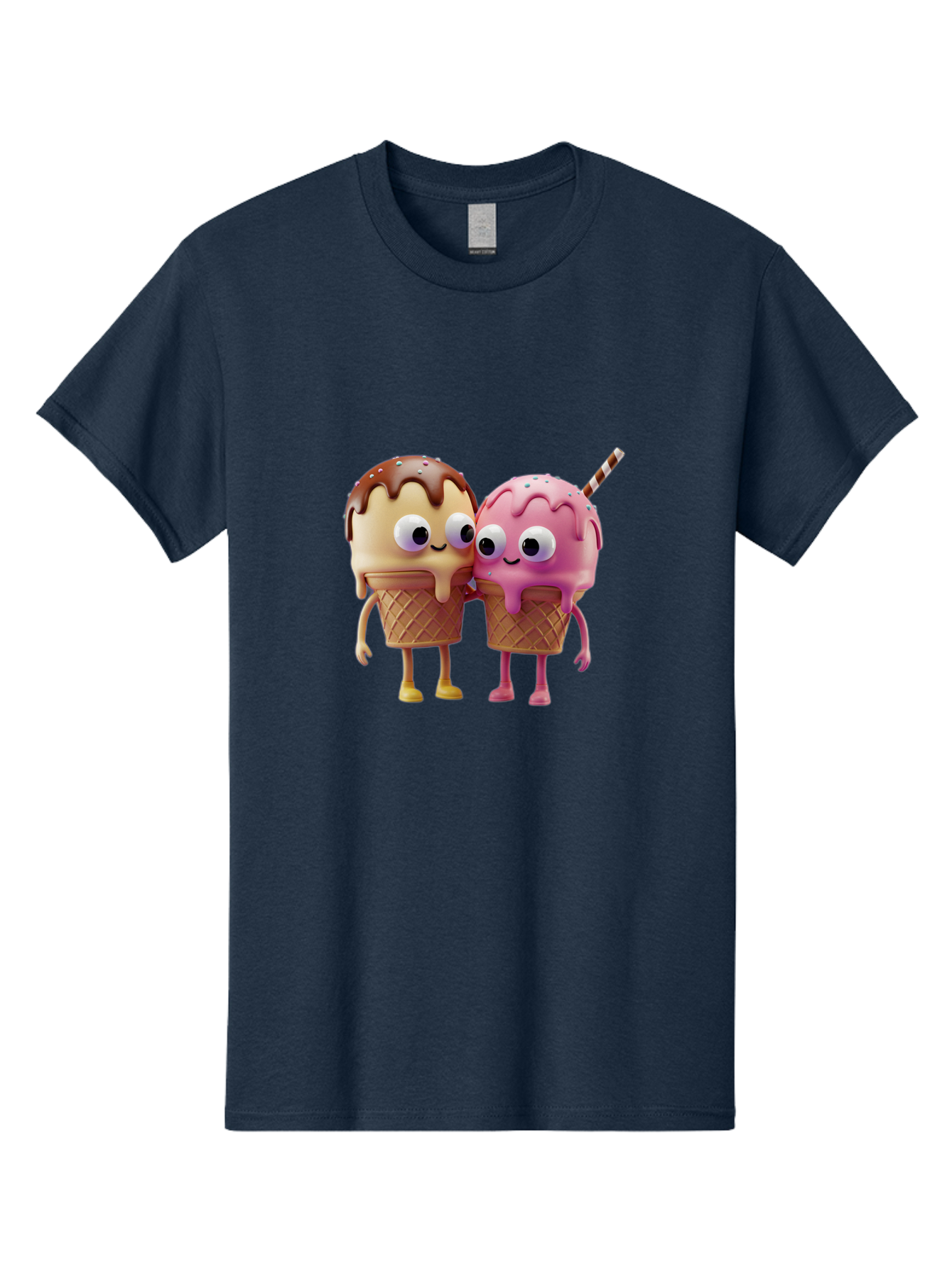 Cute-Ice-Cream-Cones Men'S Graphic Tee, 100% Cotton, Comfortable Casual Summer Wear, Machine Washable, Vintage Camera, Old Camera, Antique Camera, Black Camera, Classic Photography, Photography Equipment, Nostalgic Device, Film Camera, Baj431