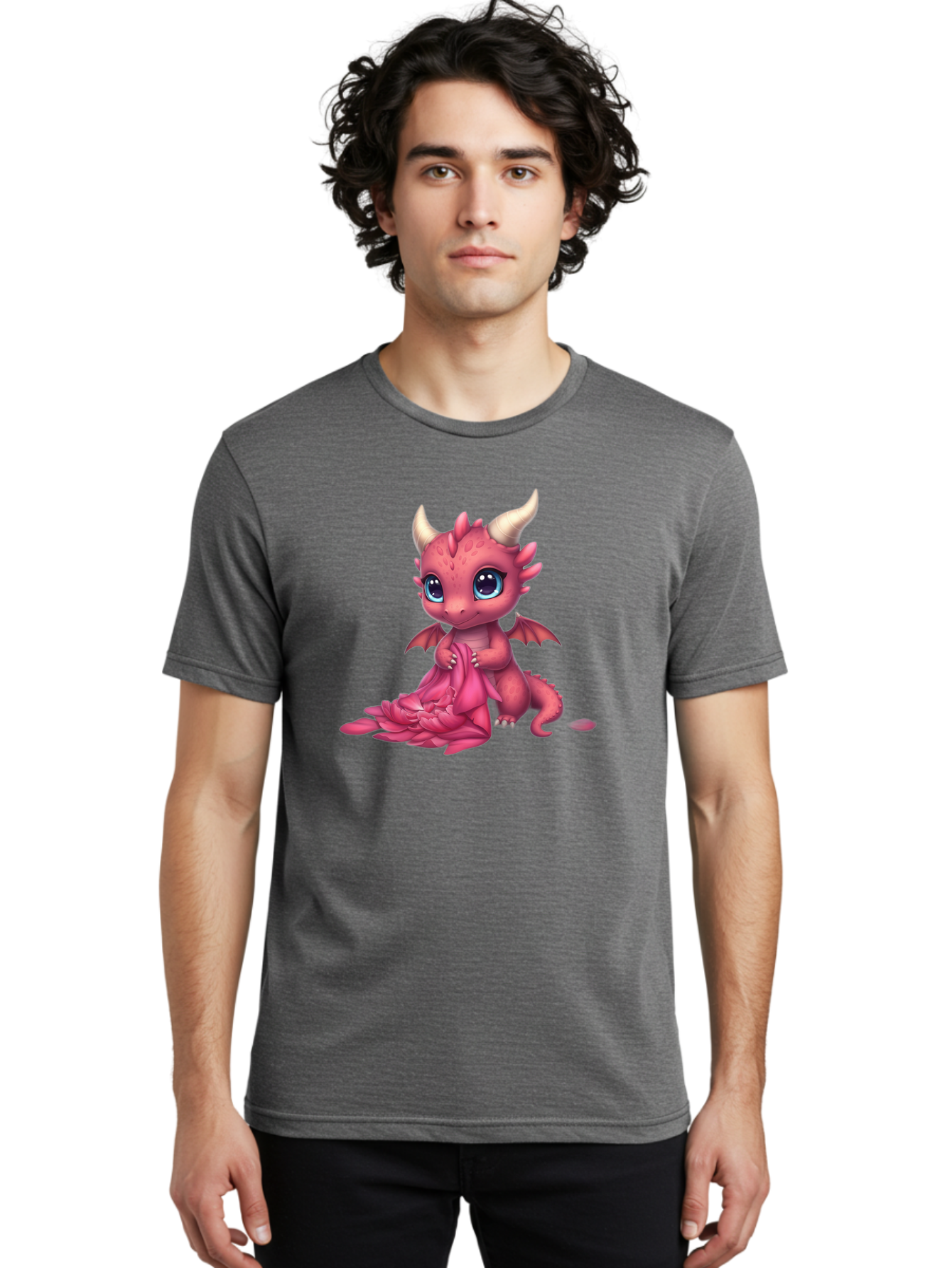Cute-Pink-Dragon Men'S Graphic Tee, 100% Cotton, Comfortable Casual Summer Wear, Machine Washable, Vintage Camera, Old Camera, Antique Camera, Black Camera, Classic Photography, Photography Equipment, Nostalgic Device, Film Camera, Camera Art Baj433