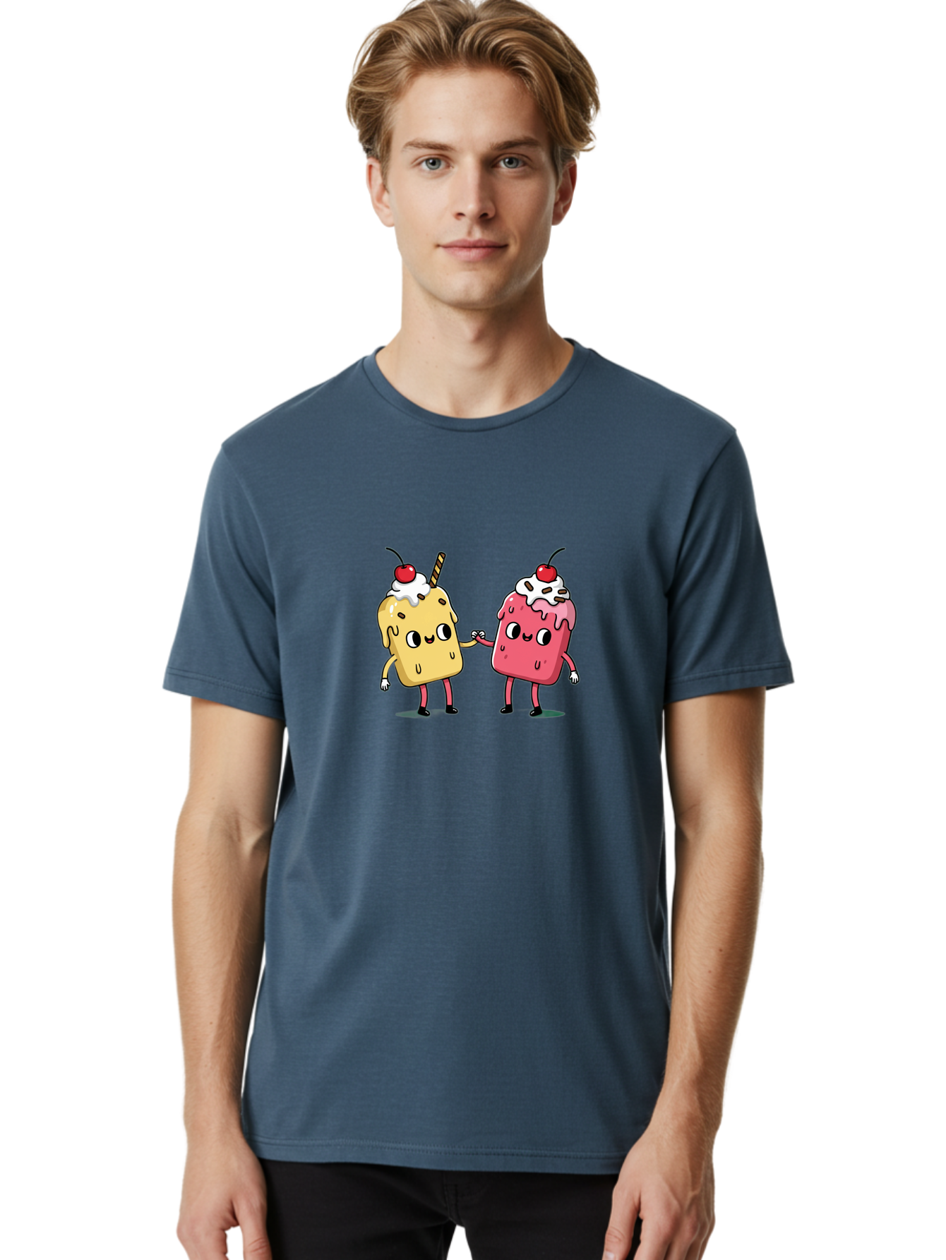 Dessert-Couple Men'S Graphic Tee, 100% Cotton, Comfortable Casual Summer Wear, Machine Washable, Vintage Camera, Old Camera, Antique Camera, Black Camera, Classic Photography, Photography Equipment, Nostalgic Device, Film Camera, Camera Art Baj435