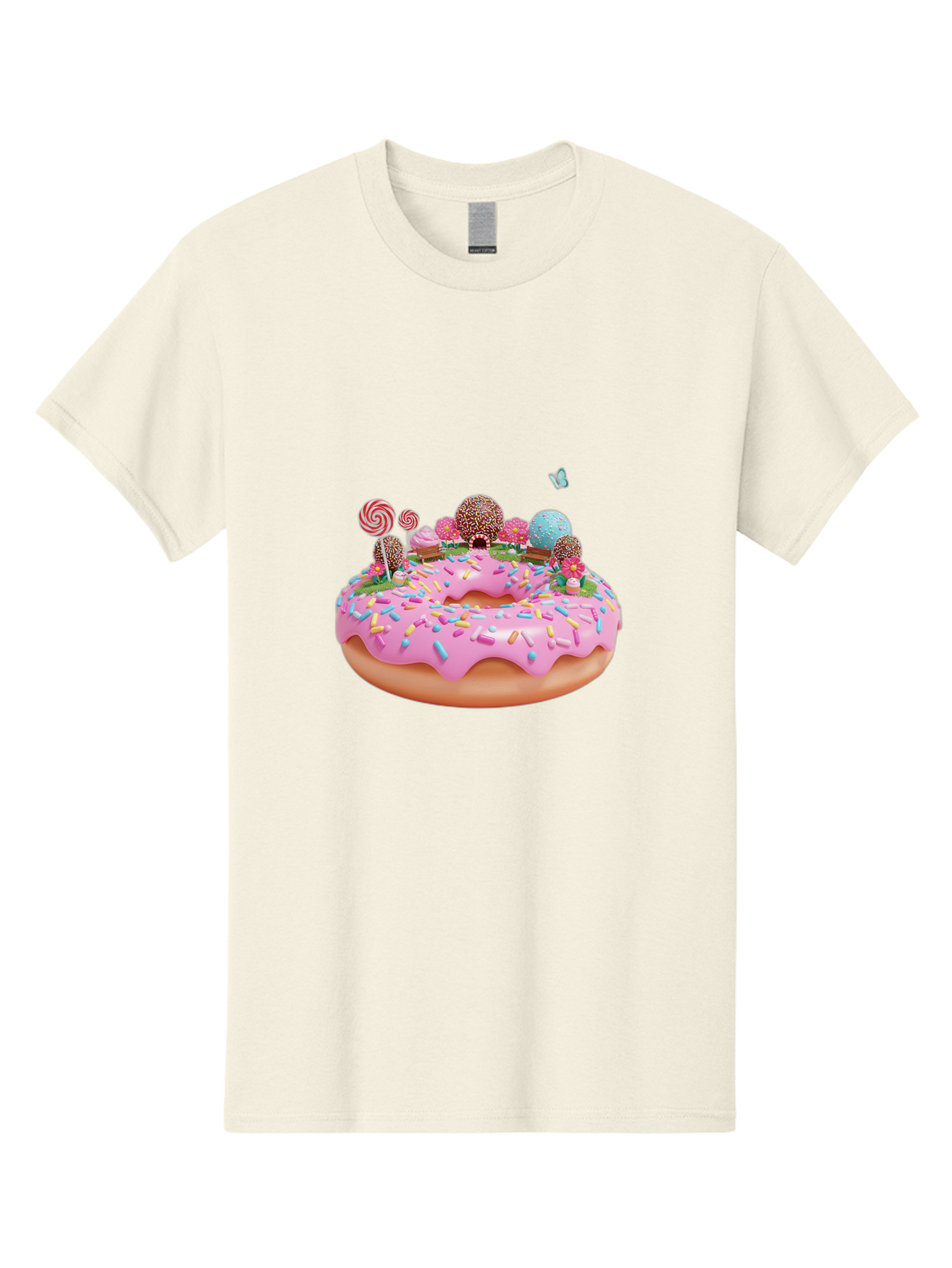 Donut-With-Sprinkles-And-Lollipops Men'S Graphic Tee, 100% Cotton, Comfortable Casual Summer Wear, Machine Washable, Vintage Camera, Old Camera, Antique Camera, Black Camera, Classic Photography, Photography Equipment, Nostalgic Device, Baj436