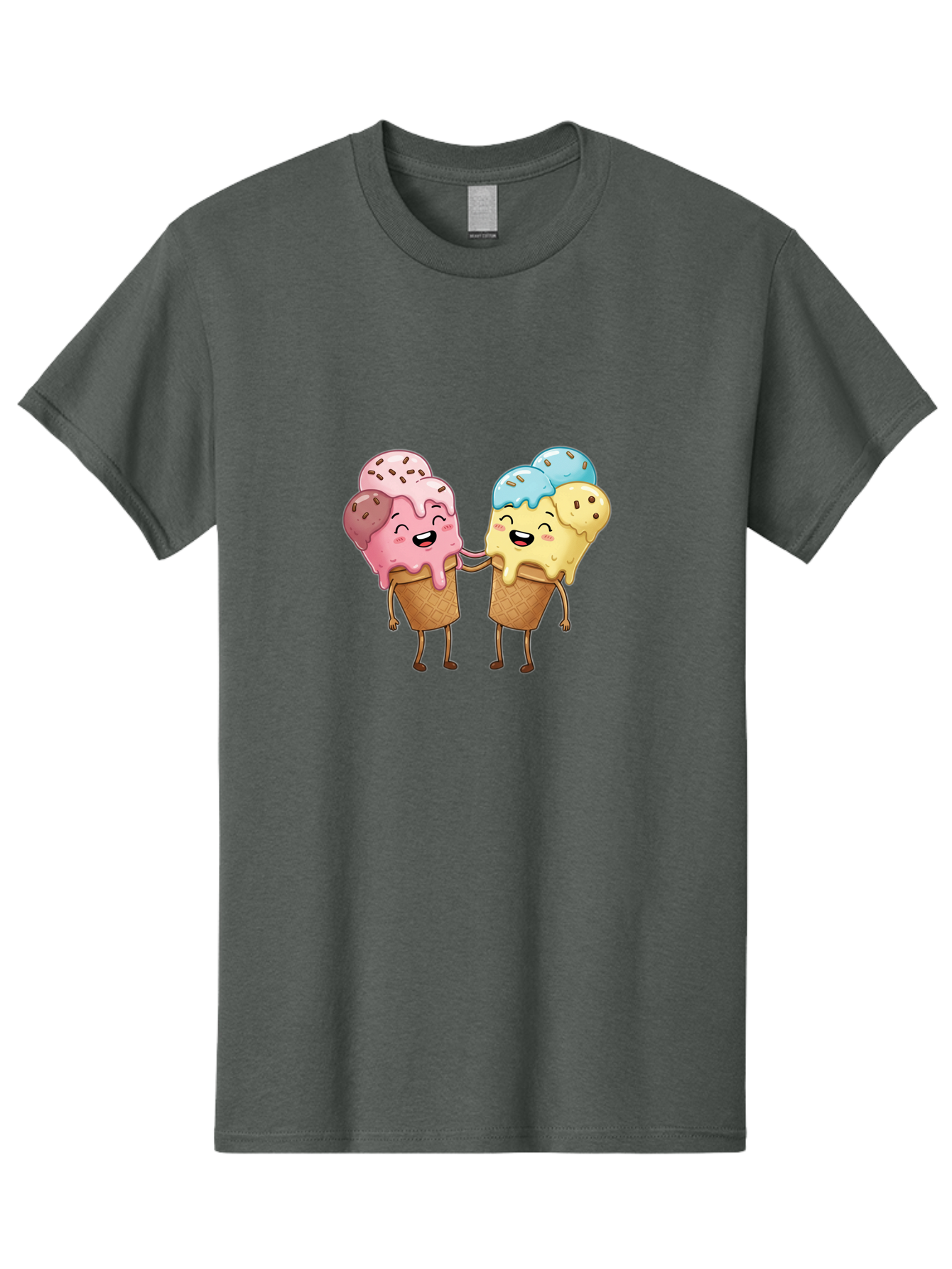 Double-Icecream Men'S Graphic Tee, 100% Cotton, Comfortable Casual Summer Wear, Machine Washable, Vintage Camera, Old Camera, Antique Camera, Black Camera, Classic Photography, Photography Equipment, Nostalgic Device, Film Camera, Camera Art Baj437