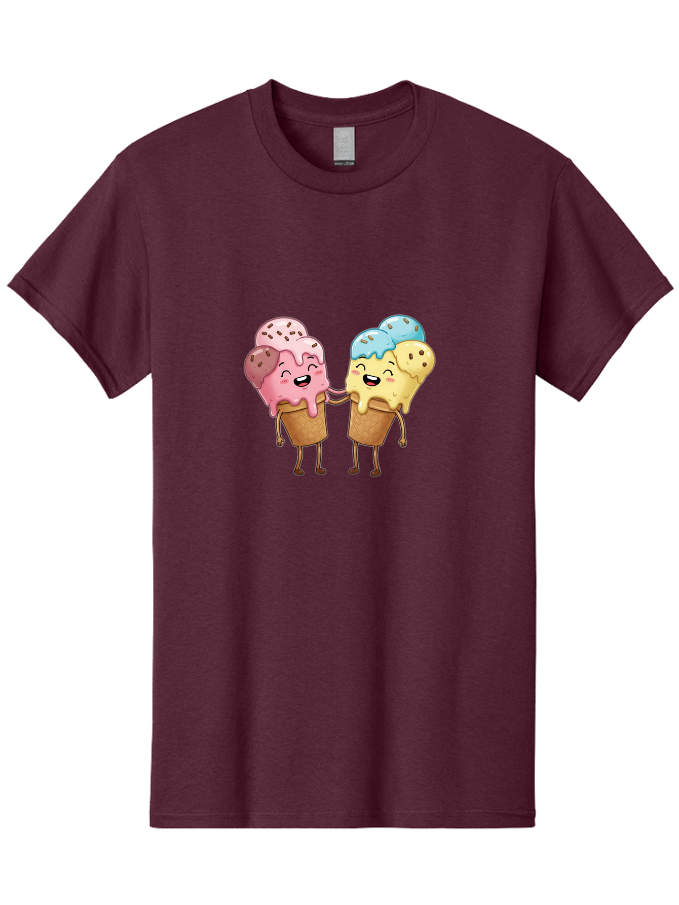 Double-Icecream Men'S Graphic Tee, 100% Cotton, Comfortable Casual Summer Wear, Machine Washable, Vintage Camera, Old Camera, Antique Camera, Black Camera, Classic Photography, Photography Equipment, Nostalgic Device, Film Camera, Camera Art Baj437