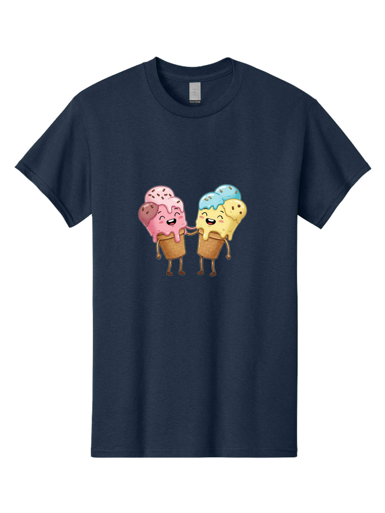 Double-Icecream Men'S Graphic Tee, 100% Cotton, Comfortable Casual Summer Wear, Machine Washable, Vintage Camera, Old Camera, Antique Camera, Black Camera, Classic Photography, Photography Equipment, Nostalgic Device, Film Camera, Camera Art Baj437