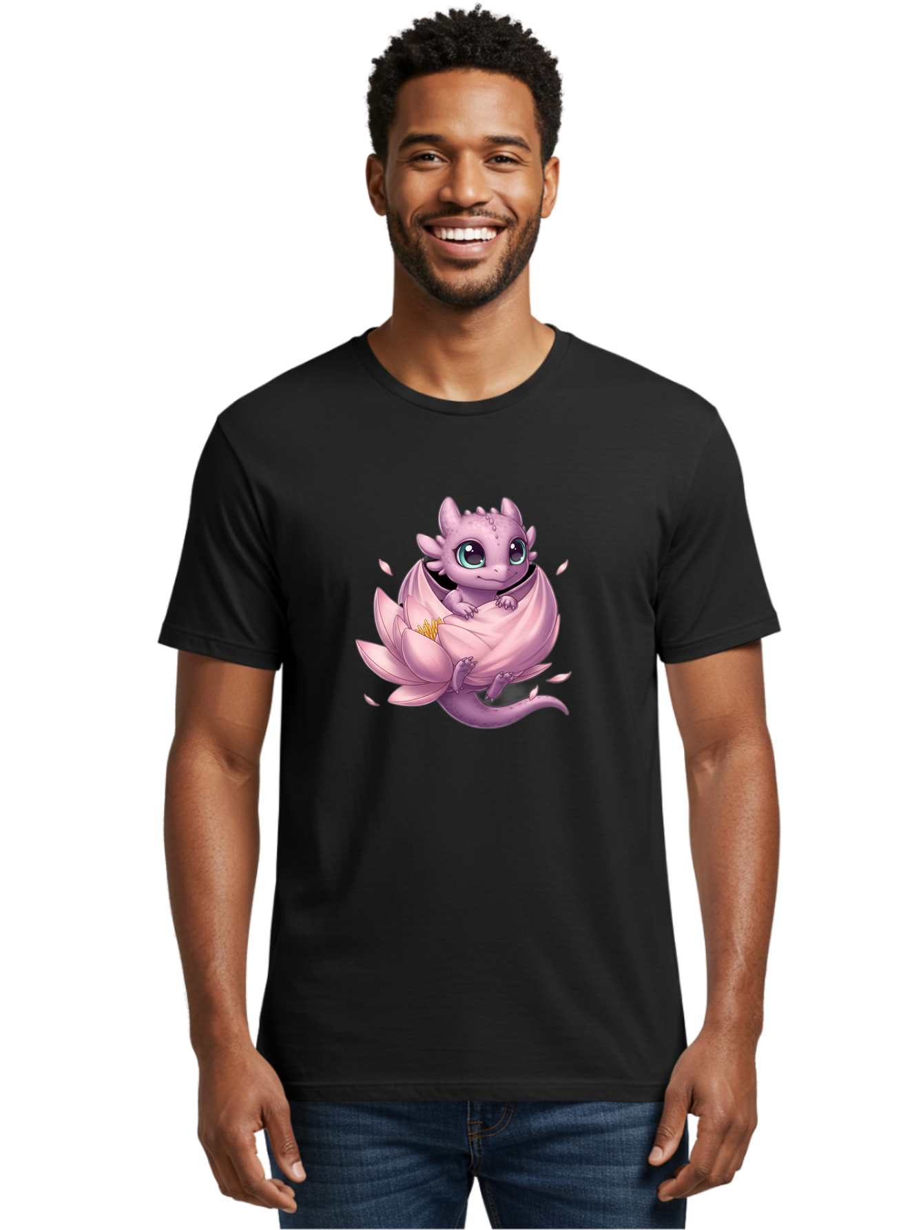 Dragon-In-Lotus Men'S Graphic Tee, 100% Cotton, Comfortable Casual Summer Wear, Machine Washable, Vintage Camera, Old Camera, Antique Camera, Black Camera, Classic Photography, Photography Equipment, Nostalgic Device, Film Camera, Camera Art Baj440