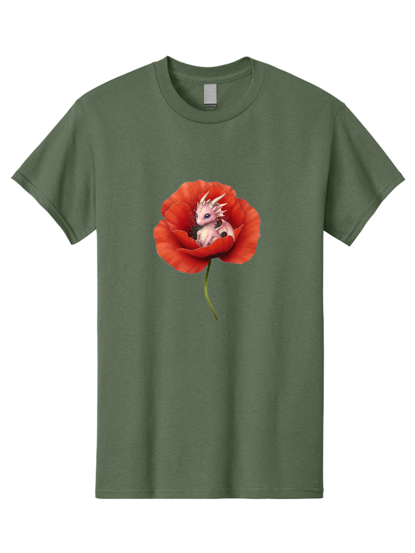 Dragon-In-Poppy-1 Men'S Graphic Tee, 100% Cotton, Comfortable Casual Summer Wear, Machine Washable, Vintage Camera, Old Camera, Antique Camera, Black Camera, Classic Photography, Photography Equipment, Nostalgic Device, Film Camera, Camera Art Baj441