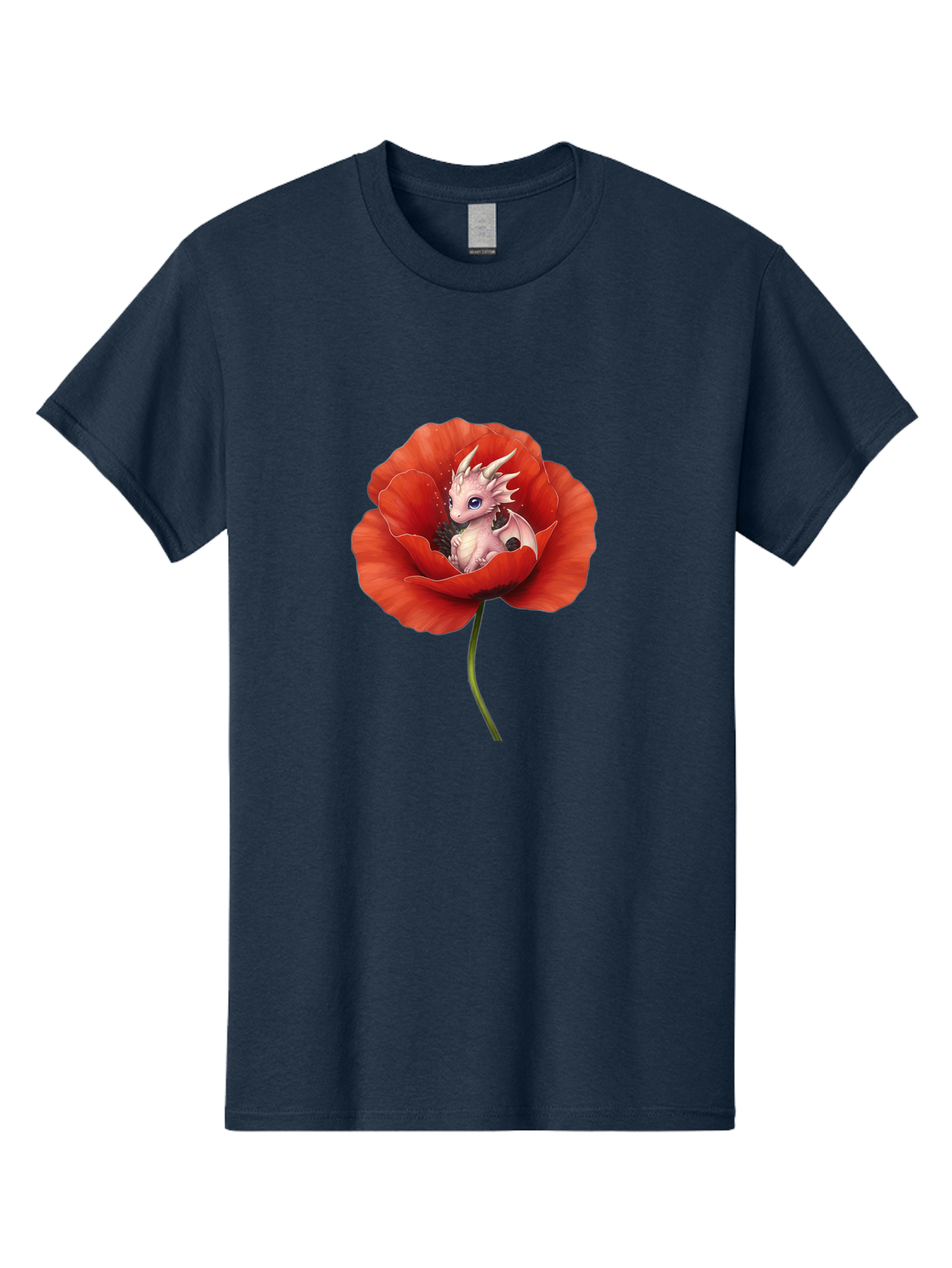Dragon-In-Poppy-1 Men'S Graphic Tee, 100% Cotton, Comfortable Casual Summer Wear, Machine Washable, Vintage Camera, Old Camera, Antique Camera, Black Camera, Classic Photography, Photography Equipment, Nostalgic Device, Film Camera, Camera Art Baj441