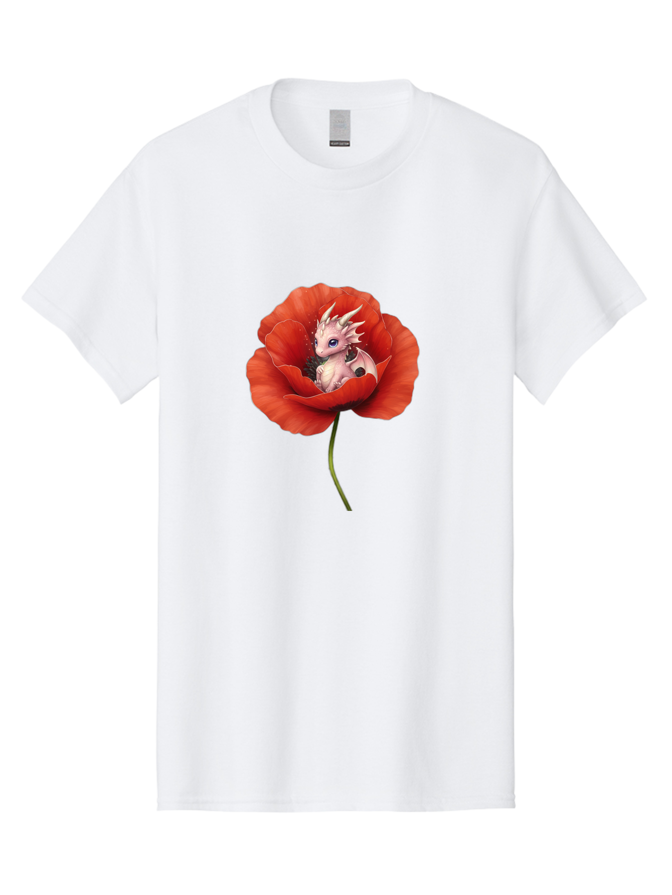 Dragon-In-Poppy-1 Men'S Graphic Tee, 100% Cotton, Comfortable Casual Summer Wear, Machine Washable, Vintage Camera, Old Camera, Antique Camera, Black Camera, Classic Photography, Photography Equipment, Nostalgic Device, Film Camera, Camera Art Baj441