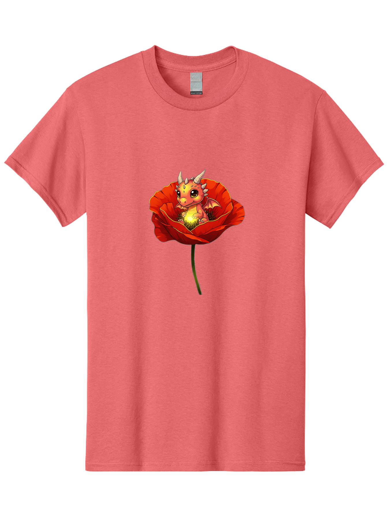 Dragon-In-Poppy-2 Men'S Graphic Tee, 100% Cotton, Comfortable Casual Summer Wear, Machine Washable, Vintage Camera, Old Camera, Antique Camera, Black Camera, Classic Photography, Photography Equipment, Nostalgic Device, Film Camera, Camera Art Baj442